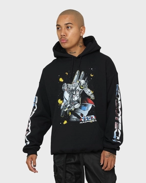 Flexible Layer American Thrift X Robotech Macros Saga Hoodie Black