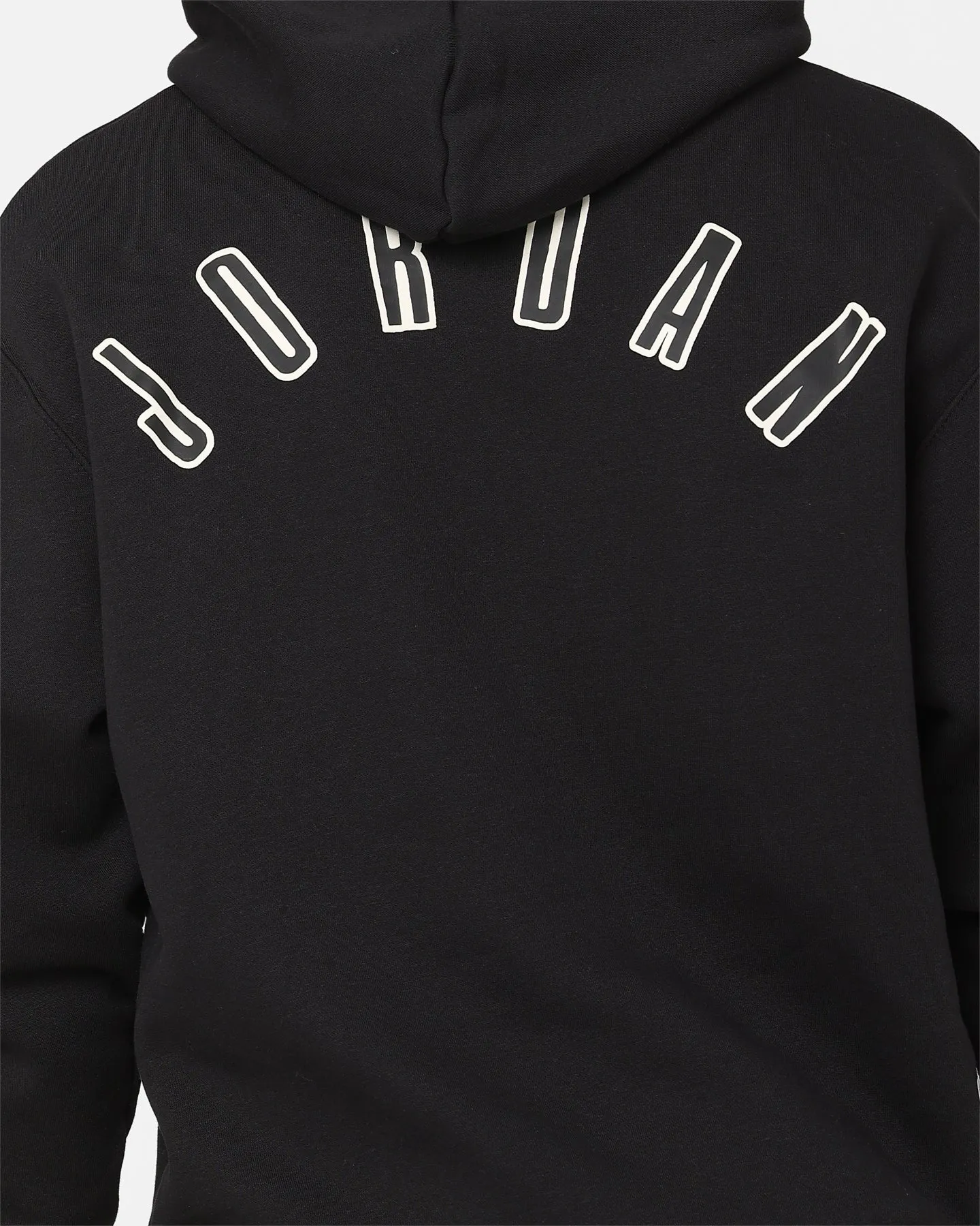 Jordan Flight MVP Fleece Pullover Hoodie Black/Sail Debit