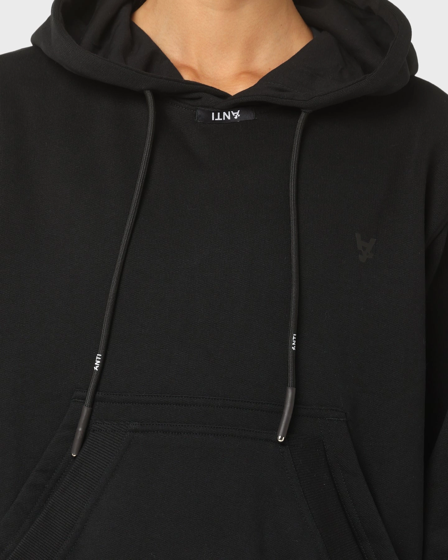 Four Way Stretch Weather resistant The Anti Order Anti Essential Hoodie Black
