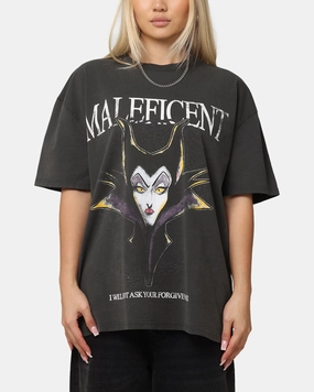 American Thrift Disney Maleficent Heavyweight T-Shirt Black Wash Date night