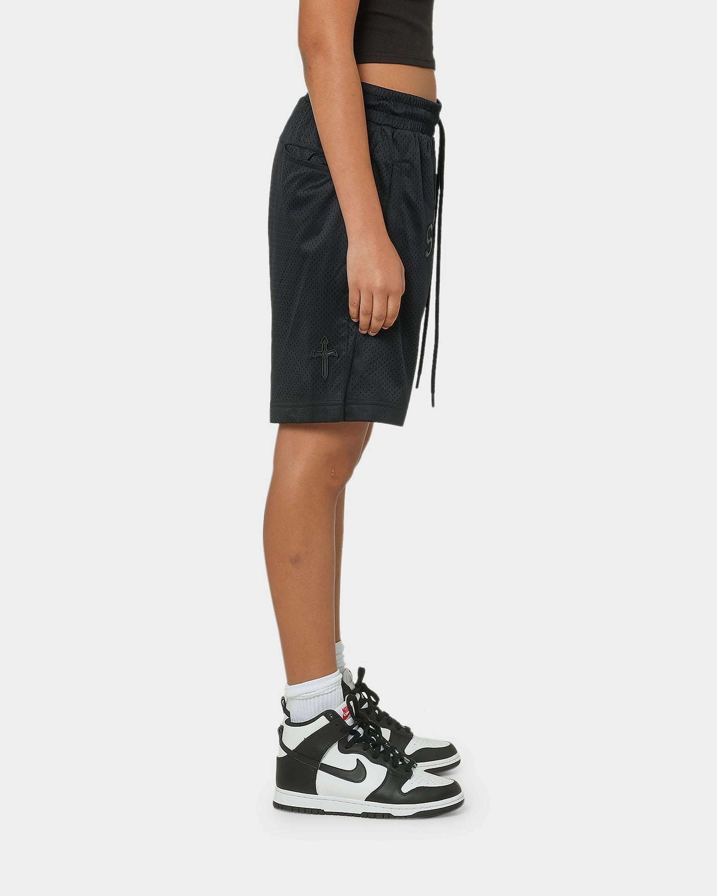 cargo style Quick Adjust Toggles Saint Morta Kingdom Basketball Shorts Black