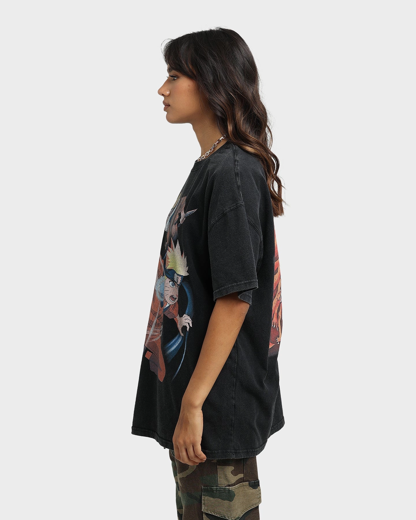 Goat Crew X Naruto Naruto Premium Vintage T-Shirt Vintage Black Luxury exclusivity slim fit