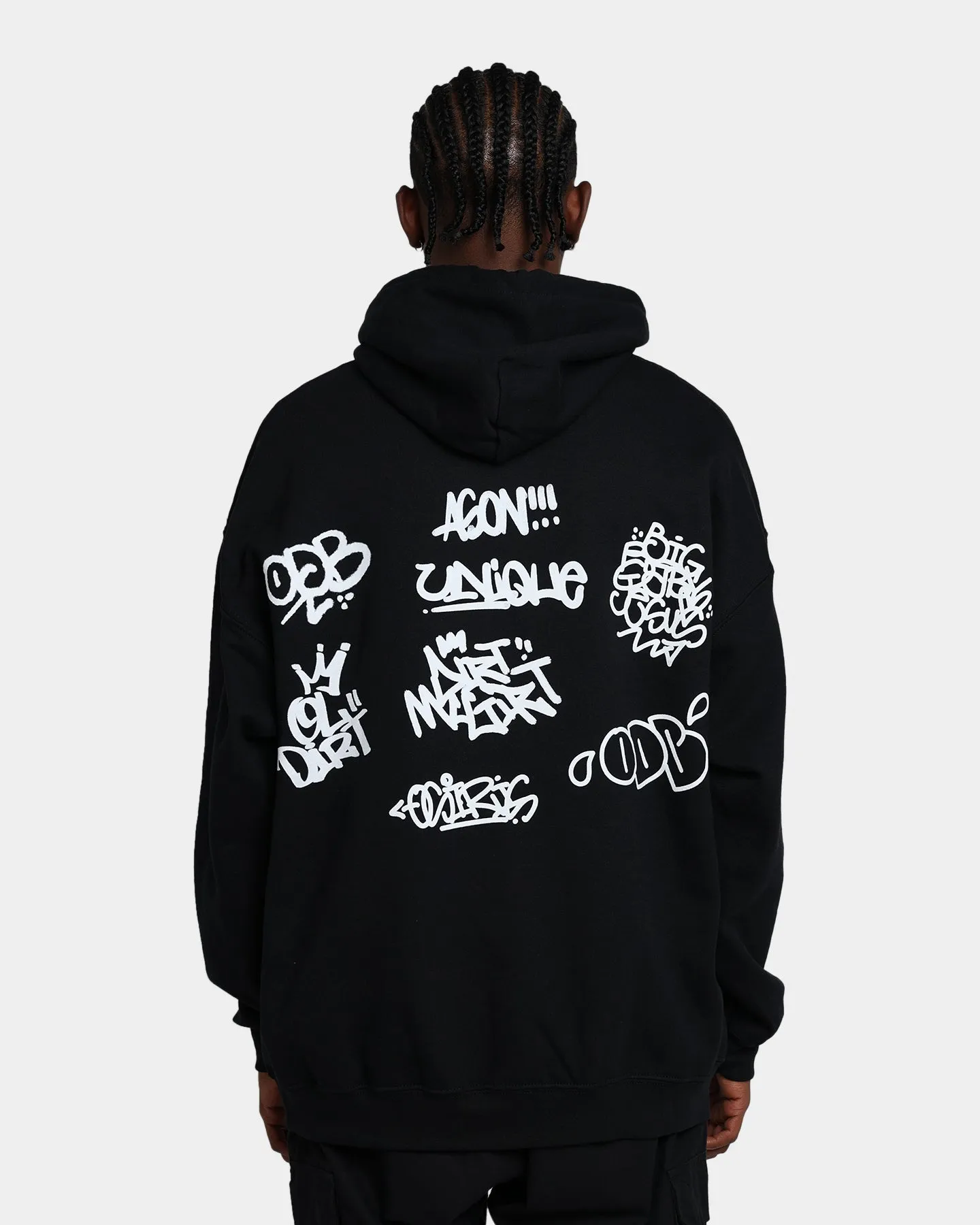 Goat Crew X Ol' Dirty Bastard Big Face Hoodie Black Reunion Moisture Wicking Layer