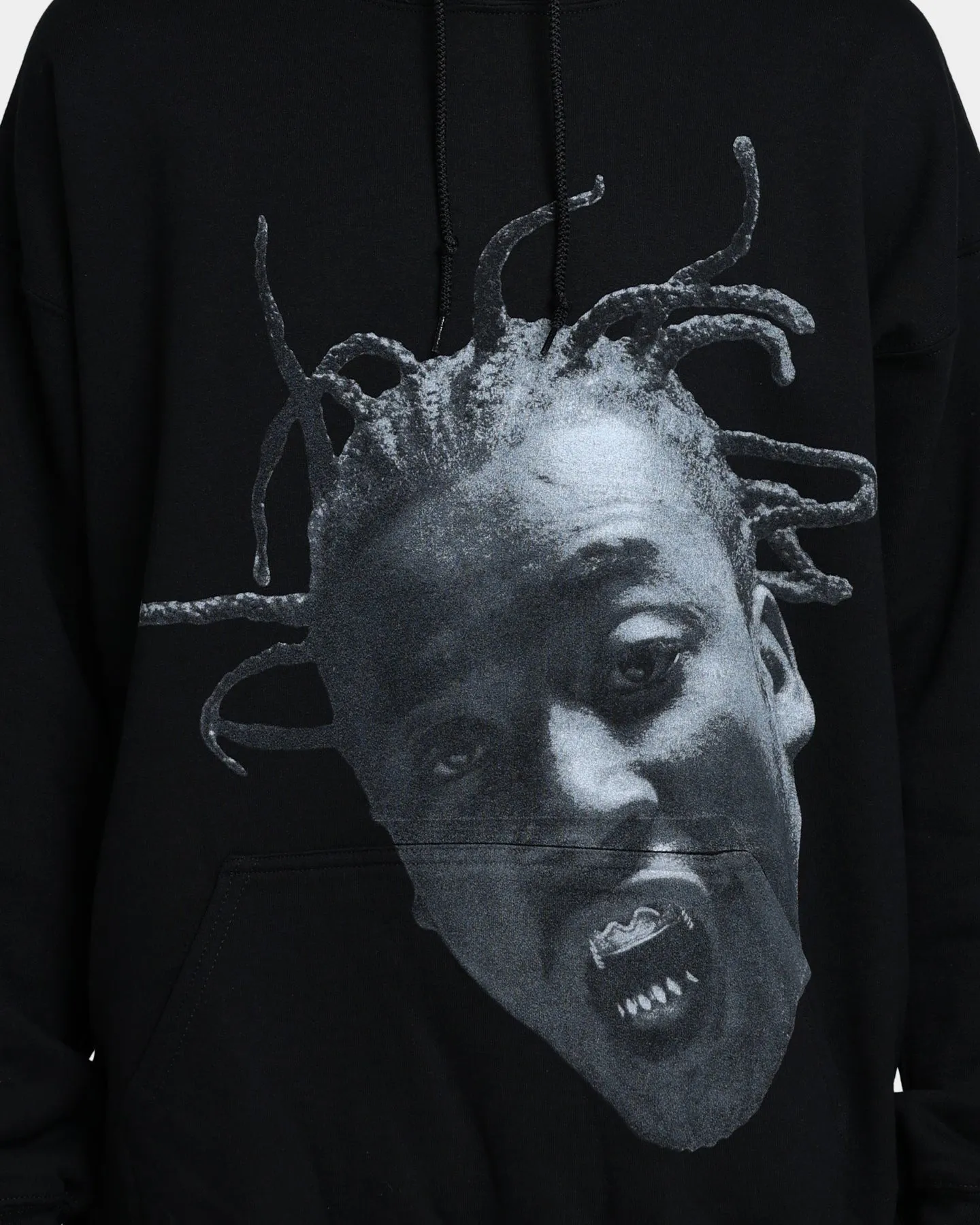 Goat Crew X Ol' Dirty Bastard Big Face Hoodie Black Flexible Layering