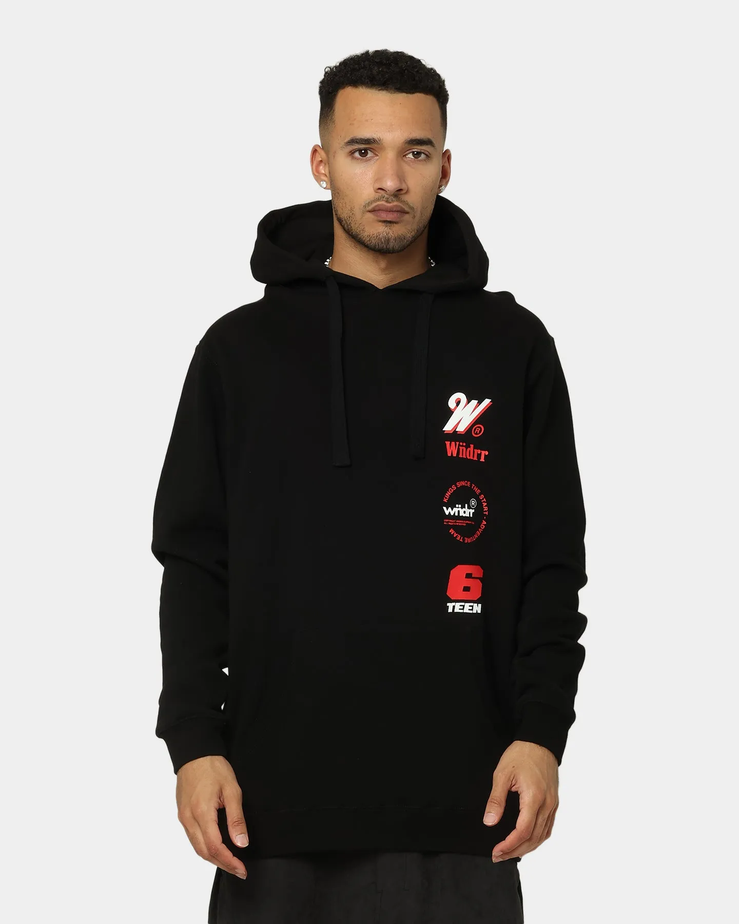 WNDRR Slender Hoodie Black Action