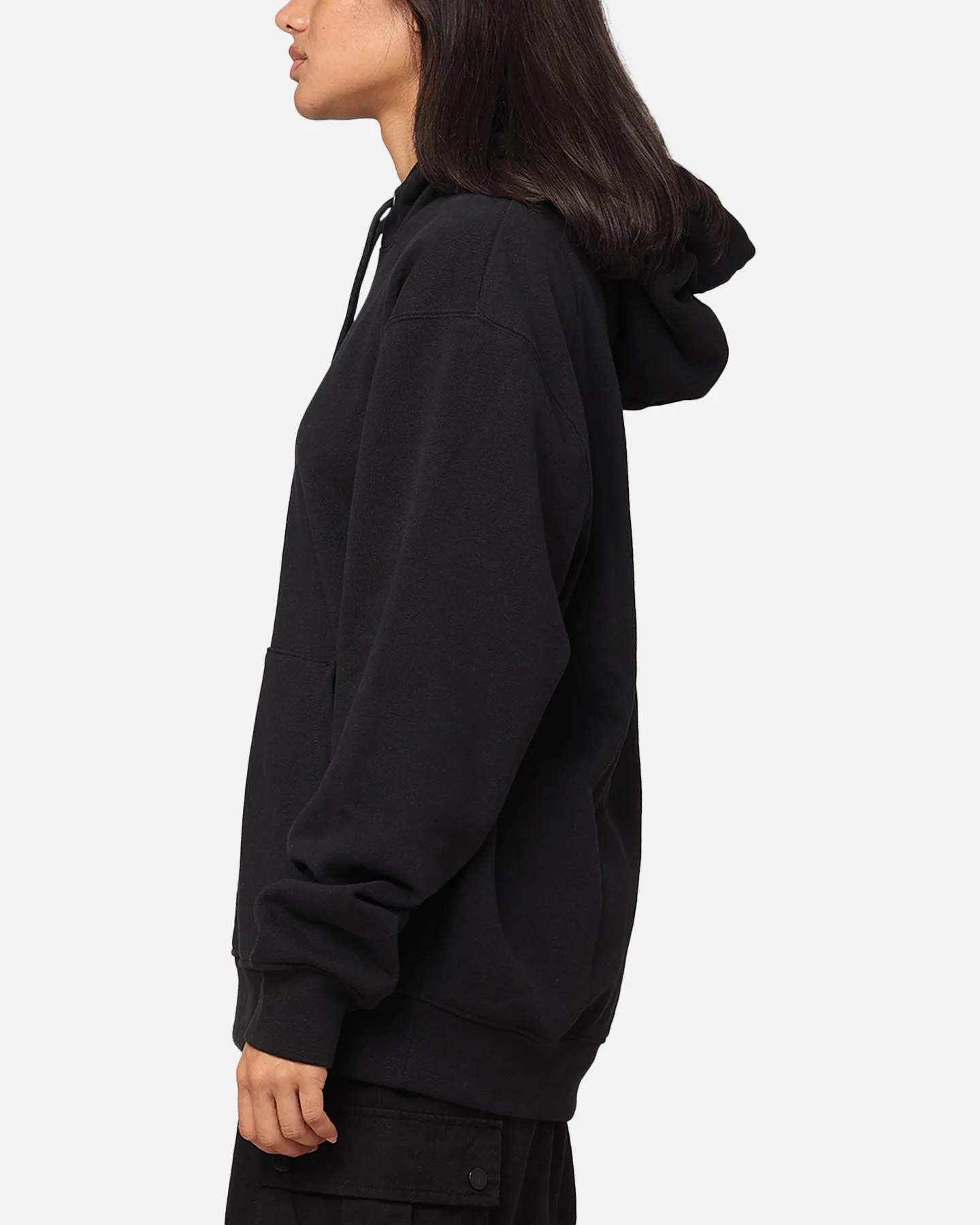 Build Quick Layering Jordan Essentials Statement Fleece Pullover Hoodie Black/Sail