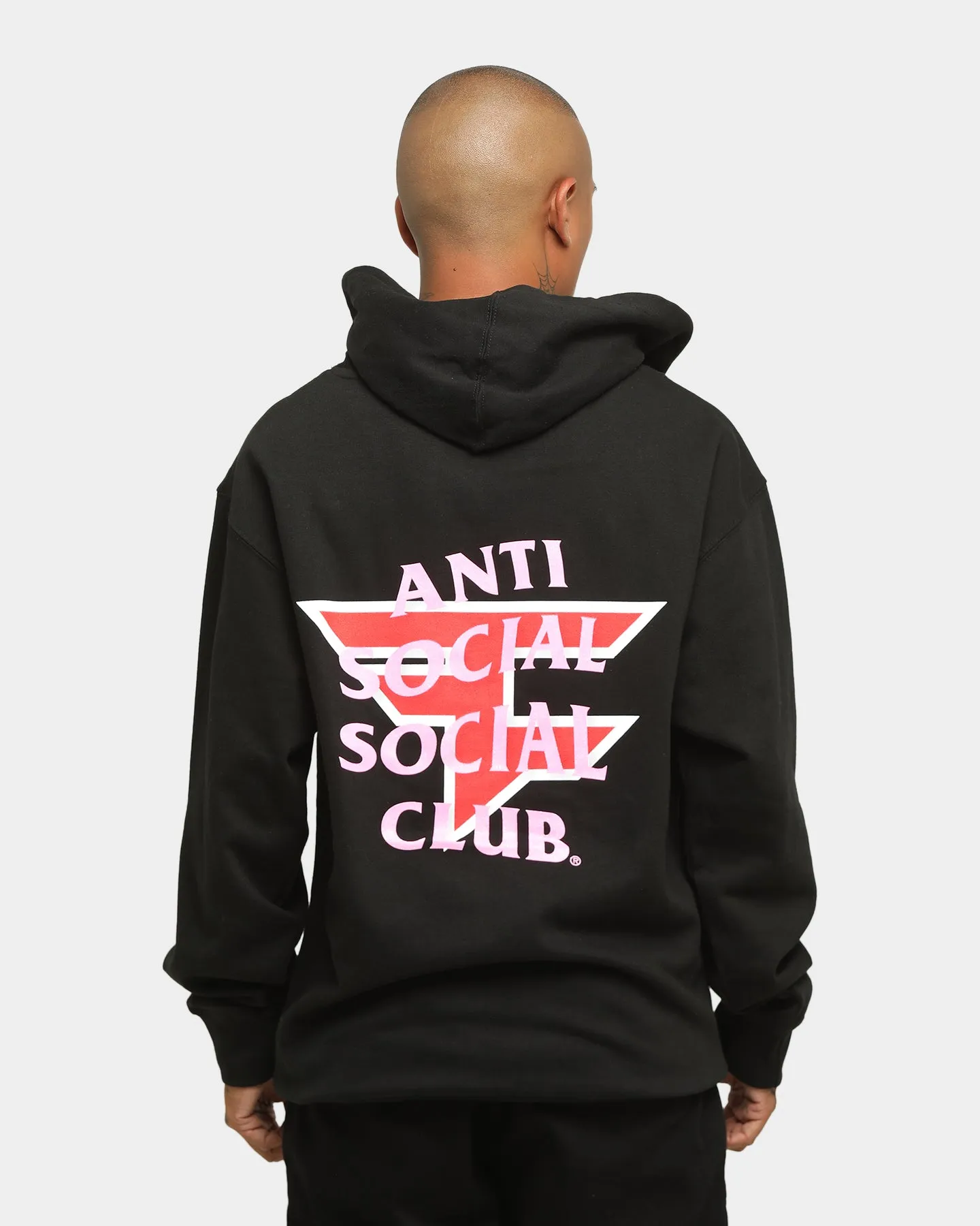Anti Social Social Club Men's Faze Clan x ASSC Hoodie Black HighCollar Design