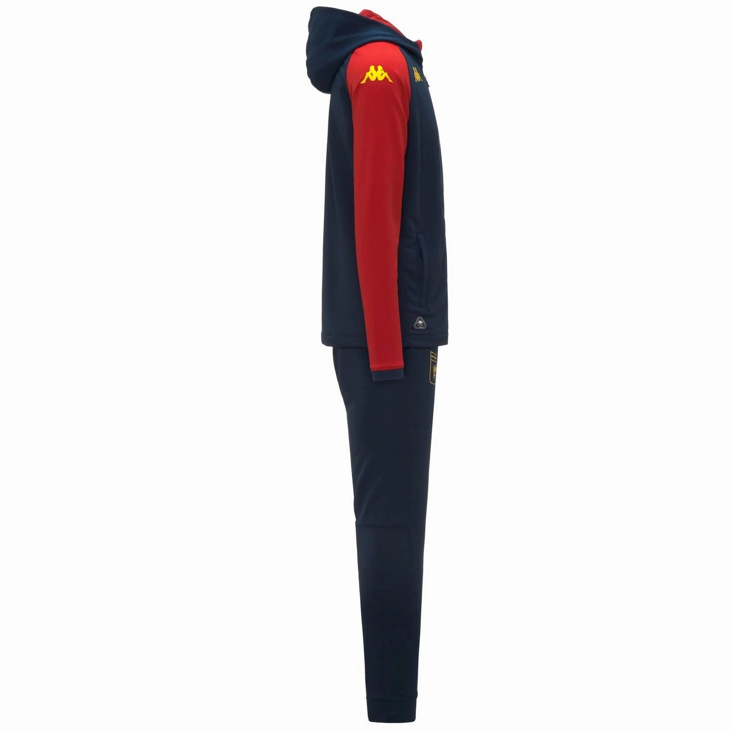 Genoa CFC hooded presentation soccer tracksuit 2025/26 - Kappa Flex Zone Paneling Sporty Look