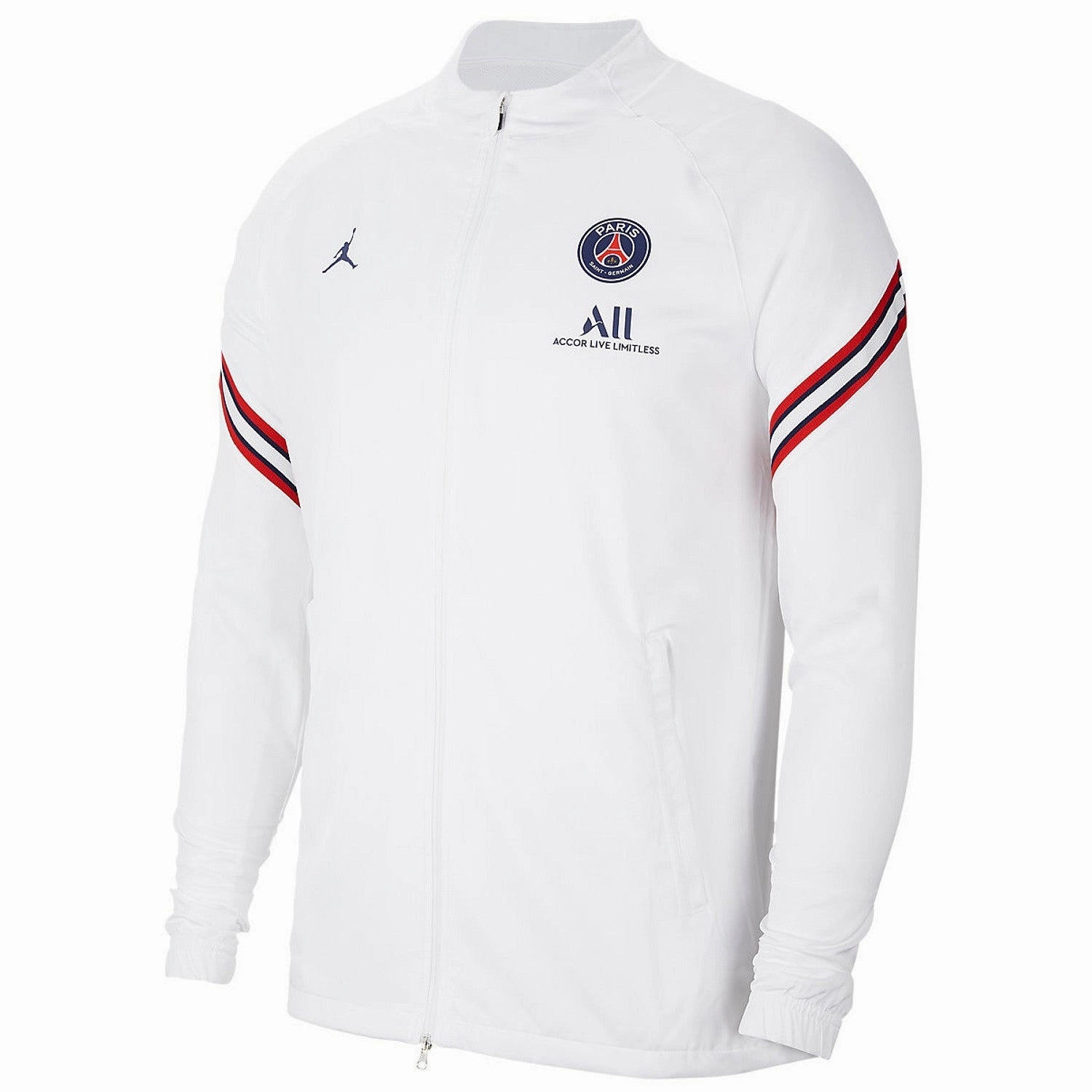 Jordan x PSG Soccer training presentation tracksuit 2021/22 - Jordan Hypoallergenic Inner Layer SweatActivatedCooling