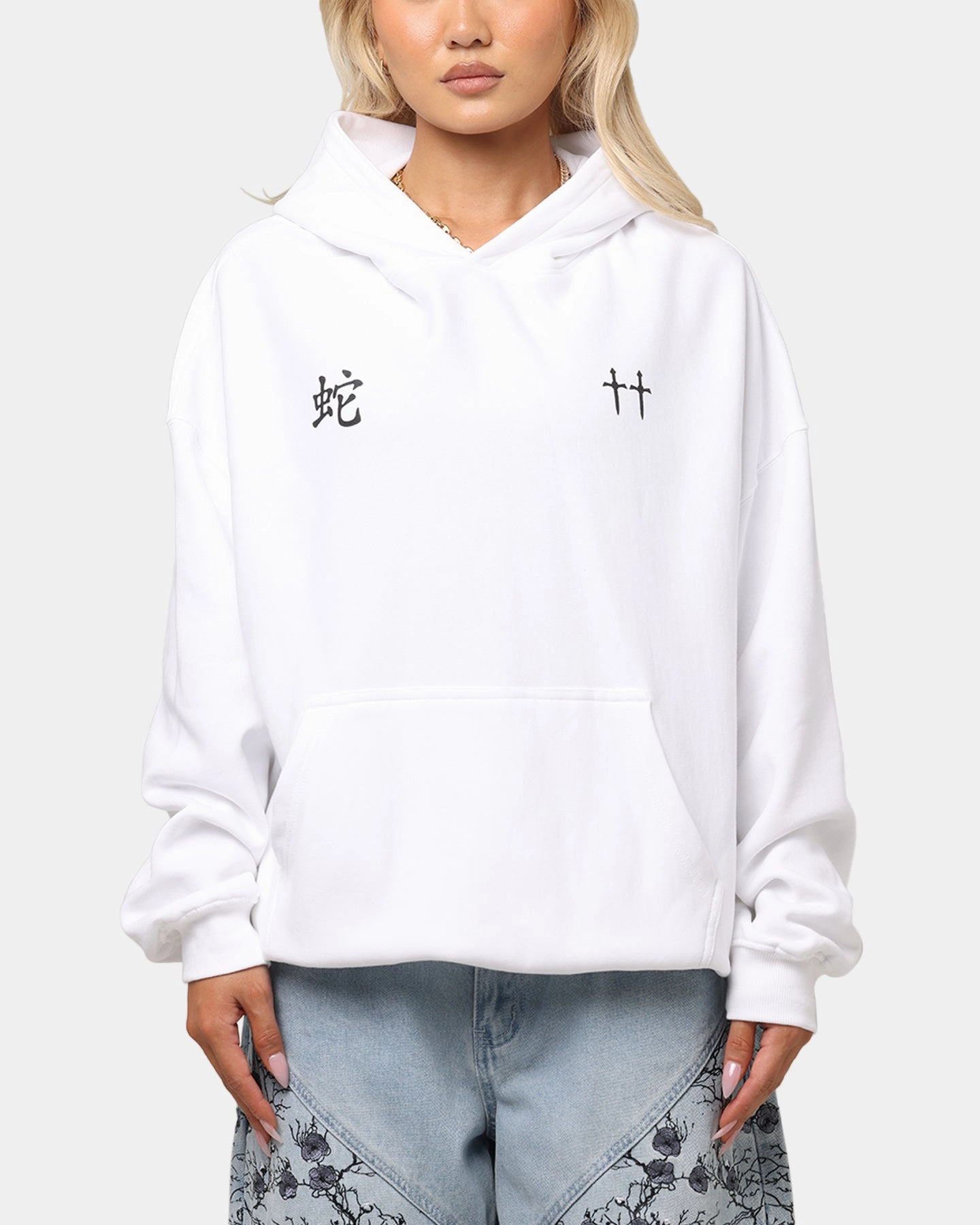 Saint Morta Entanglement Hoodie White packable
