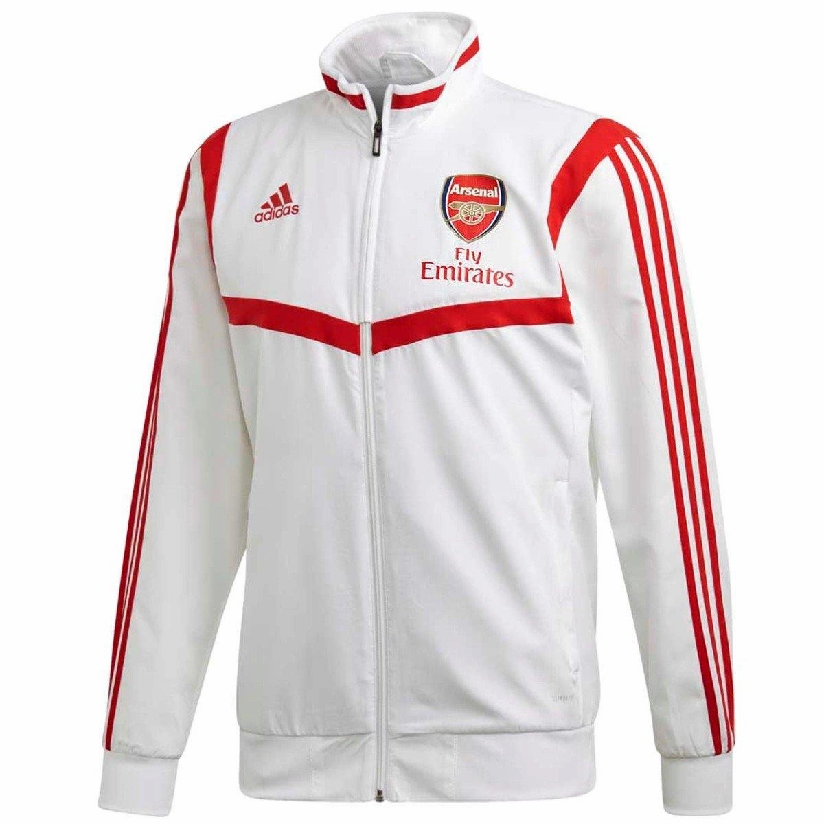 Performance Ready Arsenal presentation Soccer tracksuit white/navy 2020 - Adidas