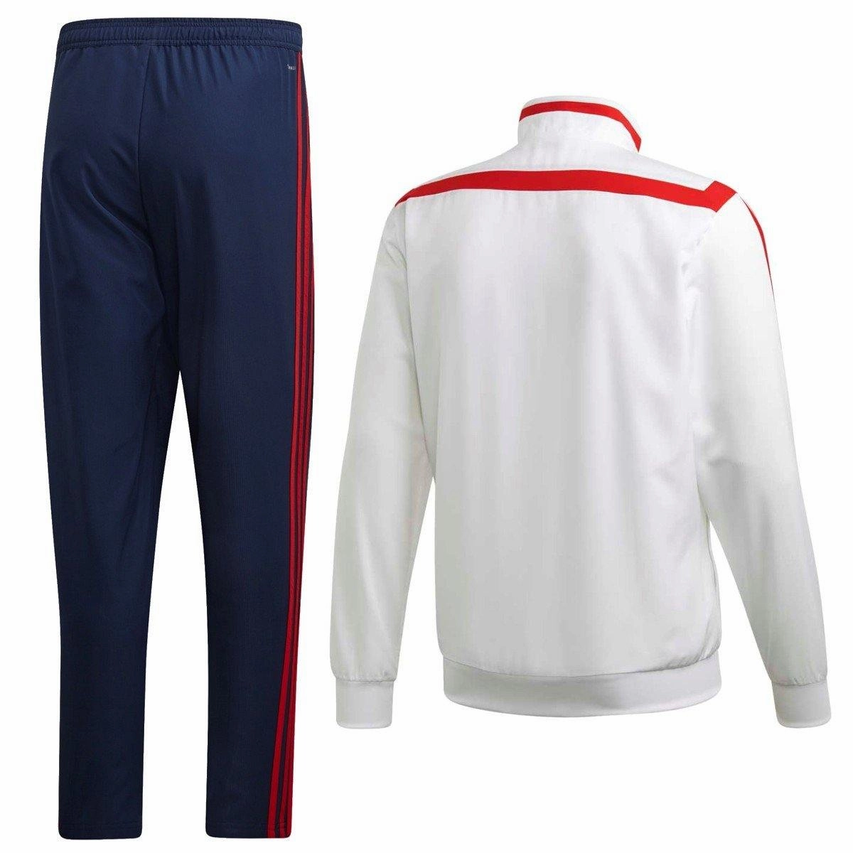 Abrasion Resistant Guard Arsenal presentation Soccer tracksuit white/navy 2020 - Adidas