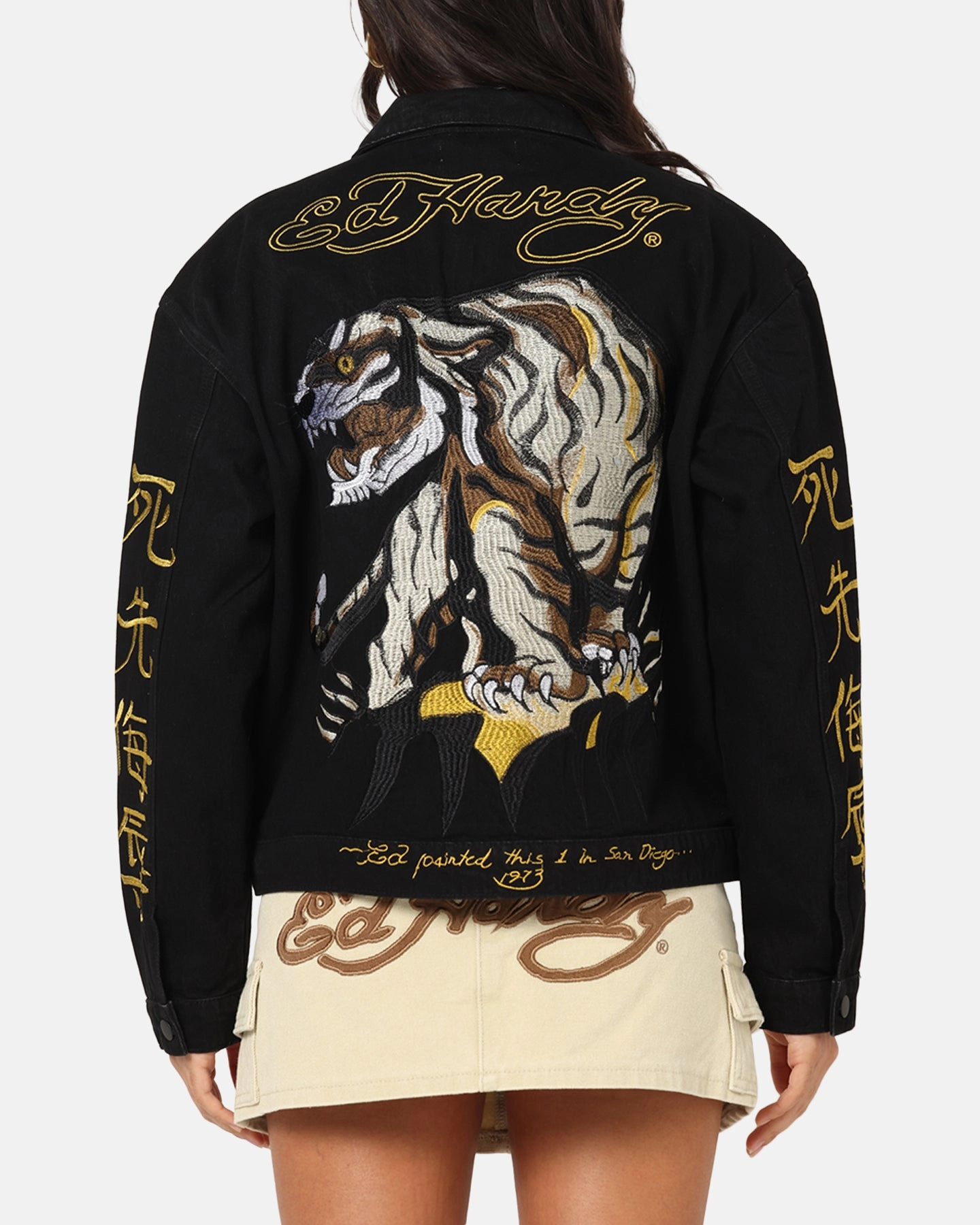 QuickDry Moisture Wicking Ed Hardy Never Again Jacket Black