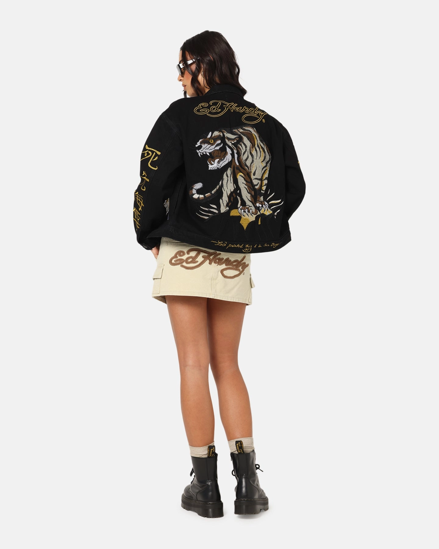 outdoor barbecue suitable for anniversaries Ed Hardy Never Again Jacket Black
