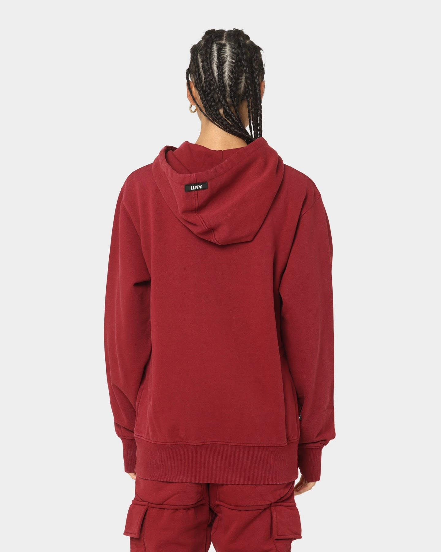 popular among teenagers The Anti Order Anti Essential Hoodie Vintage Maroon