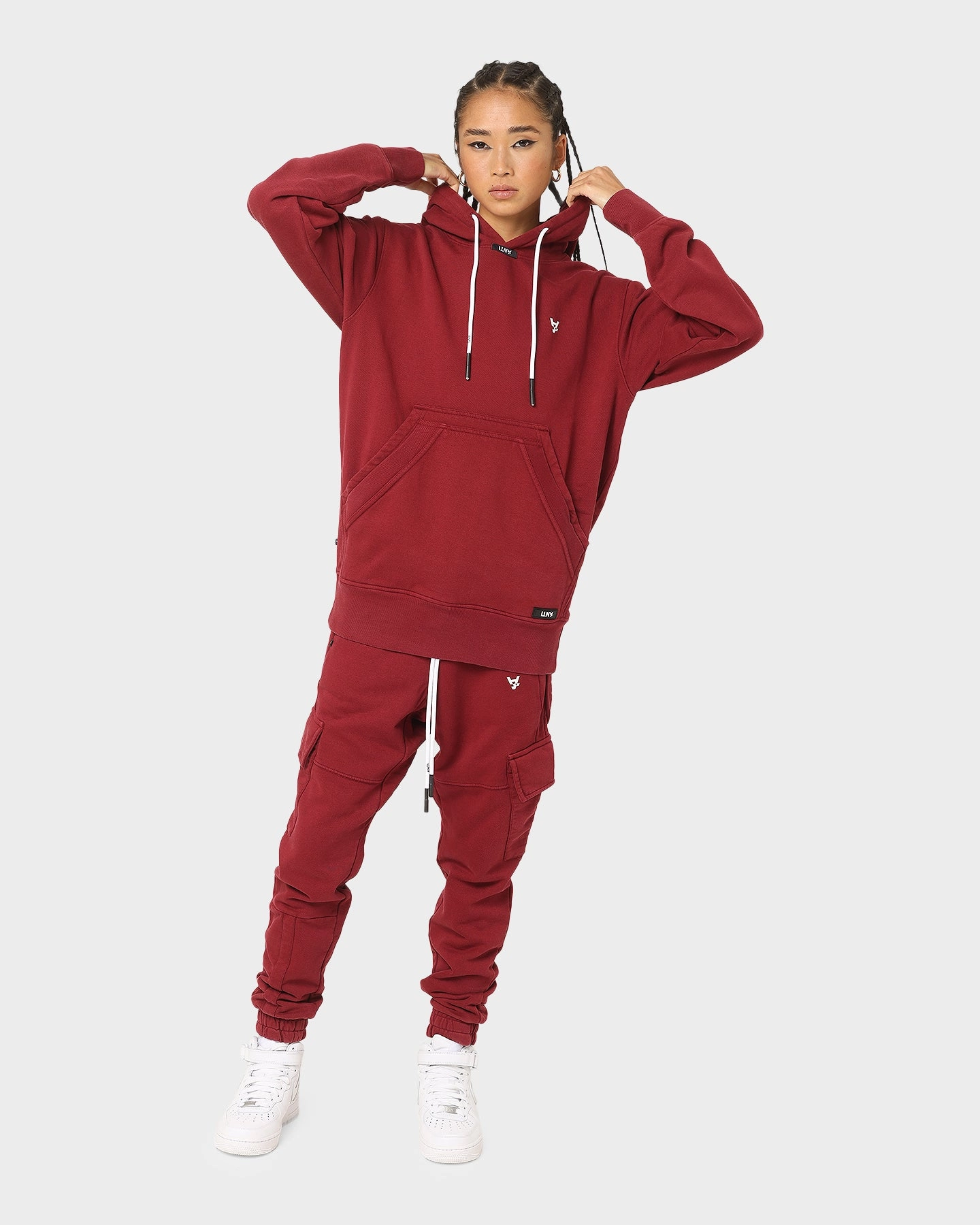 artists The Anti Order Anti Essential Hoodie Vintage Maroon