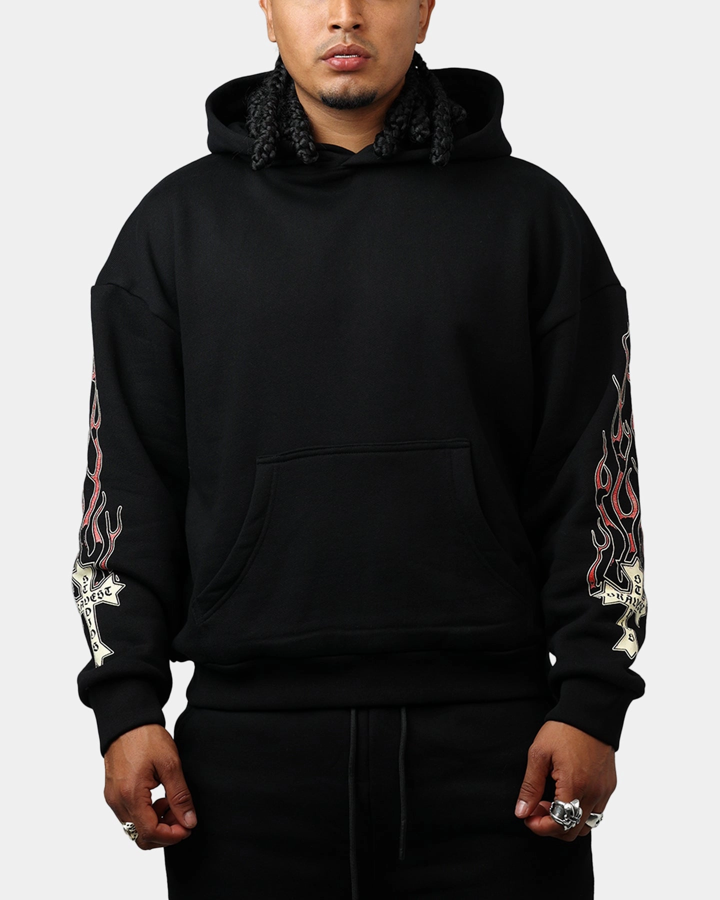 Weekend Wear Bravest Eternal Hoodie Black/Red