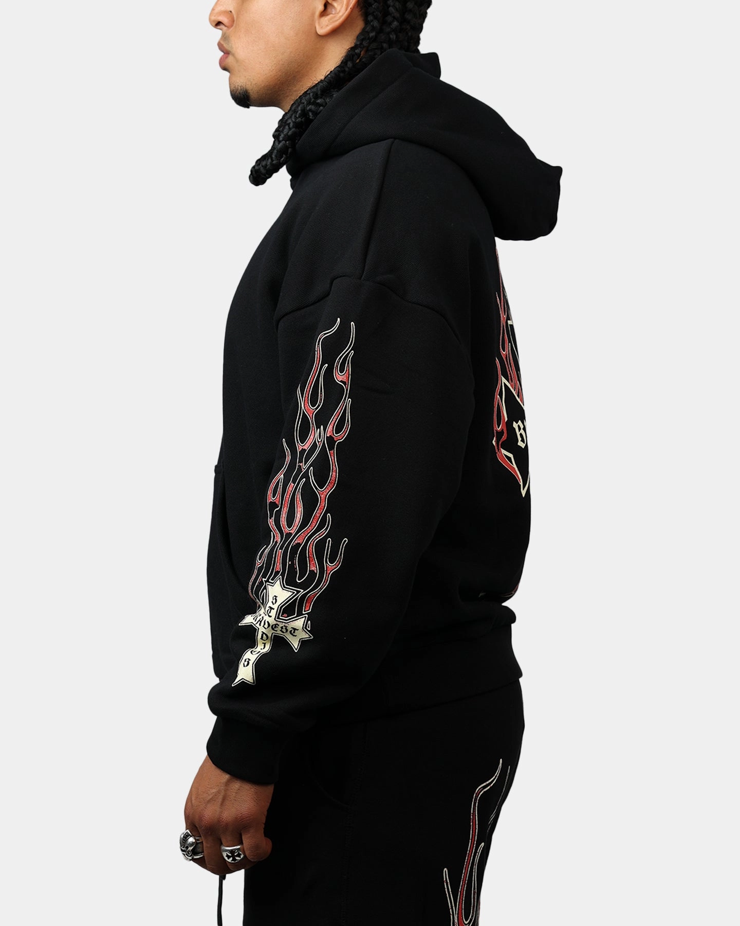 Bravest Eternal Hoodie Black/Red Smart Look