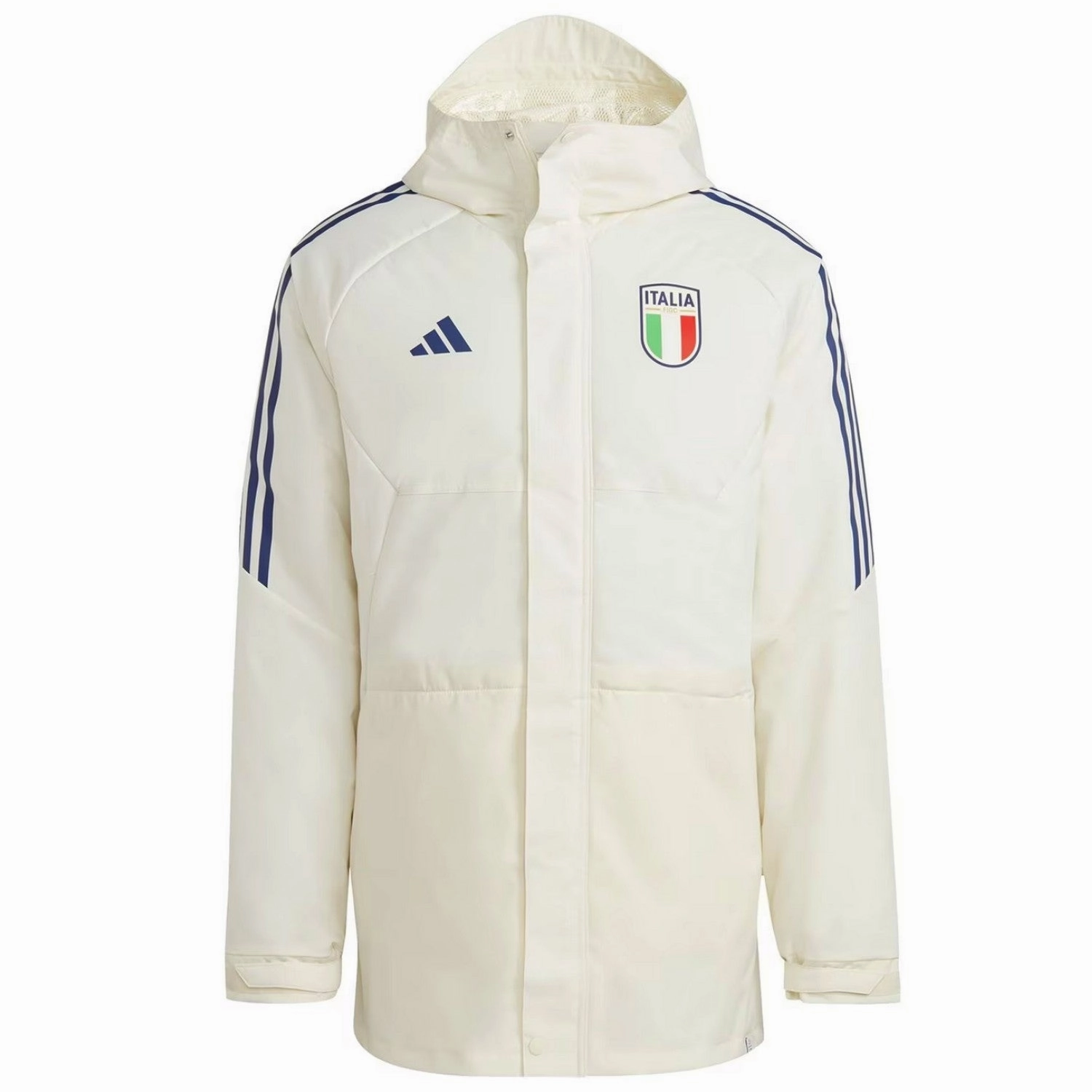 Italy soccer winter bench parka jacket 2023/24 - Adidas ping pong