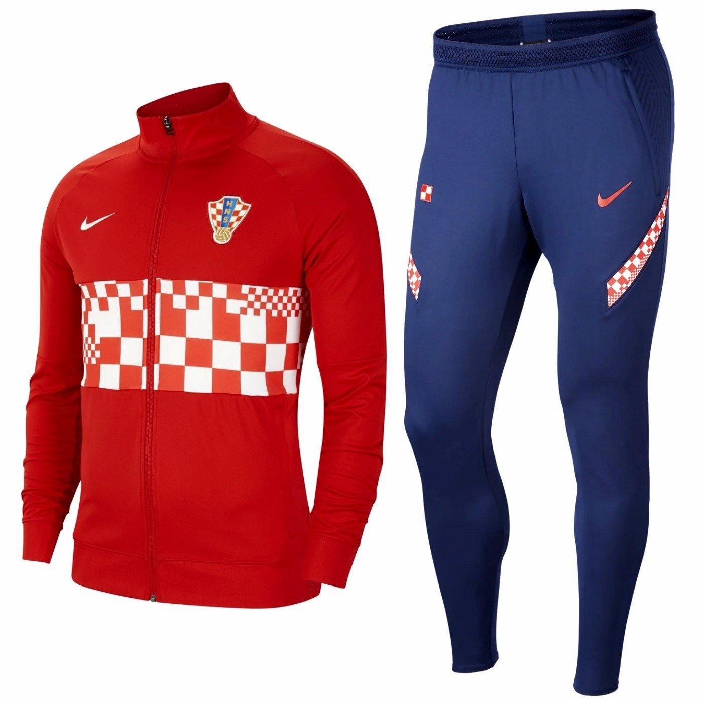 Croatia pre-match presentation Soccer tracksuit 2020/21 - Nike Active Performance