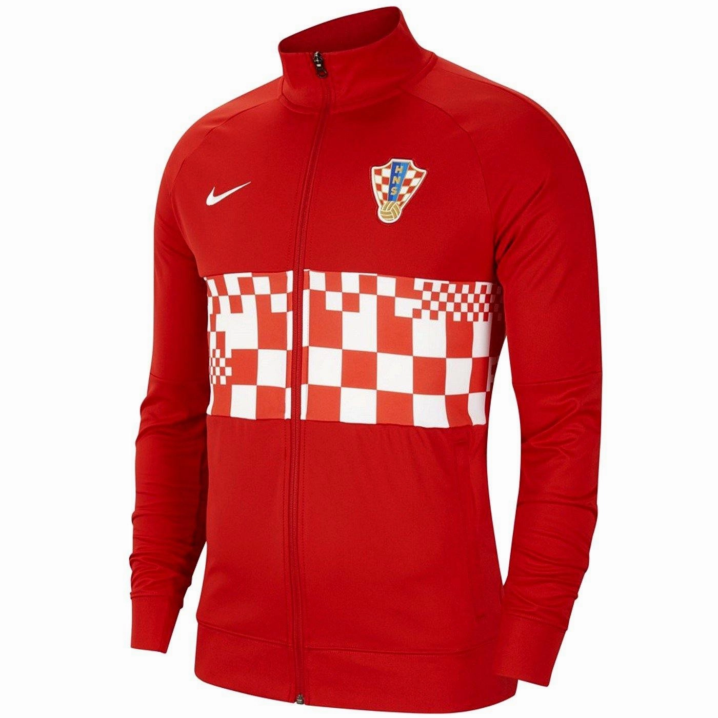 thrift store Croatia pre-match presentation Soccer tracksuit 2020/21 - Nike