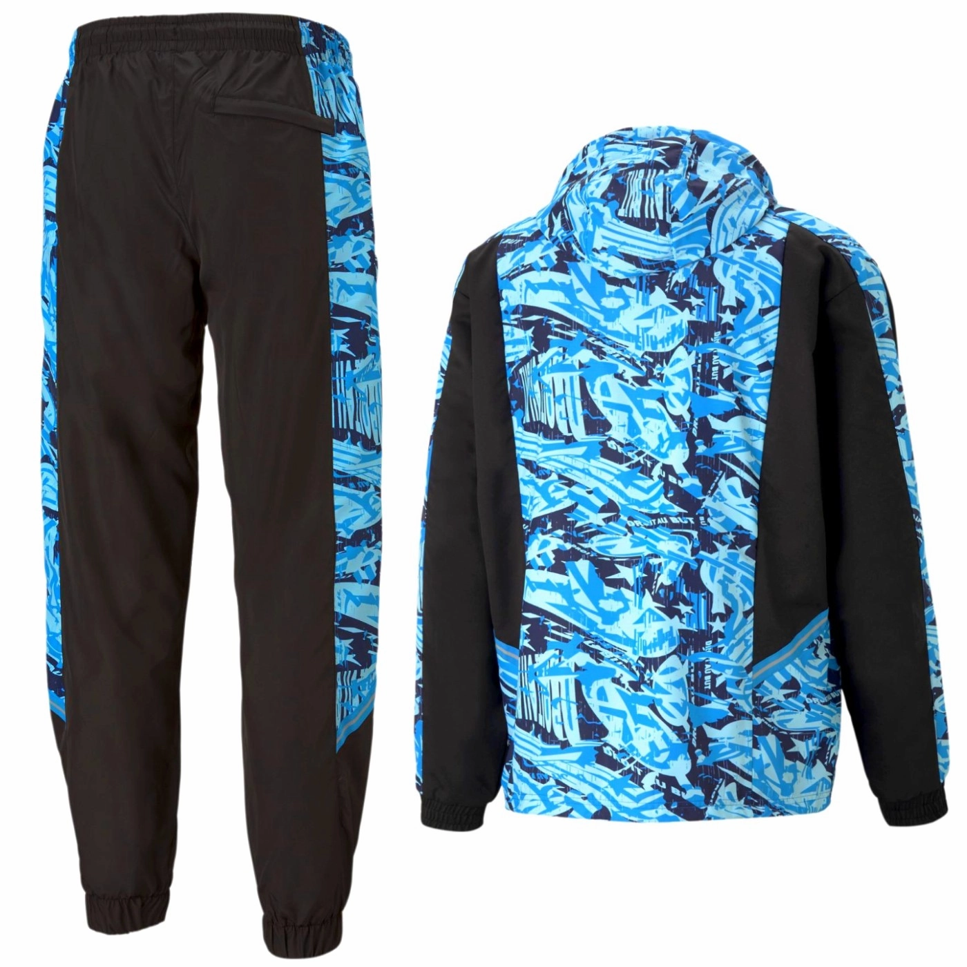 Wicking Rapid Cooling Olympique Marseille streetwear woven presentation tracksuit 2022 - Puma