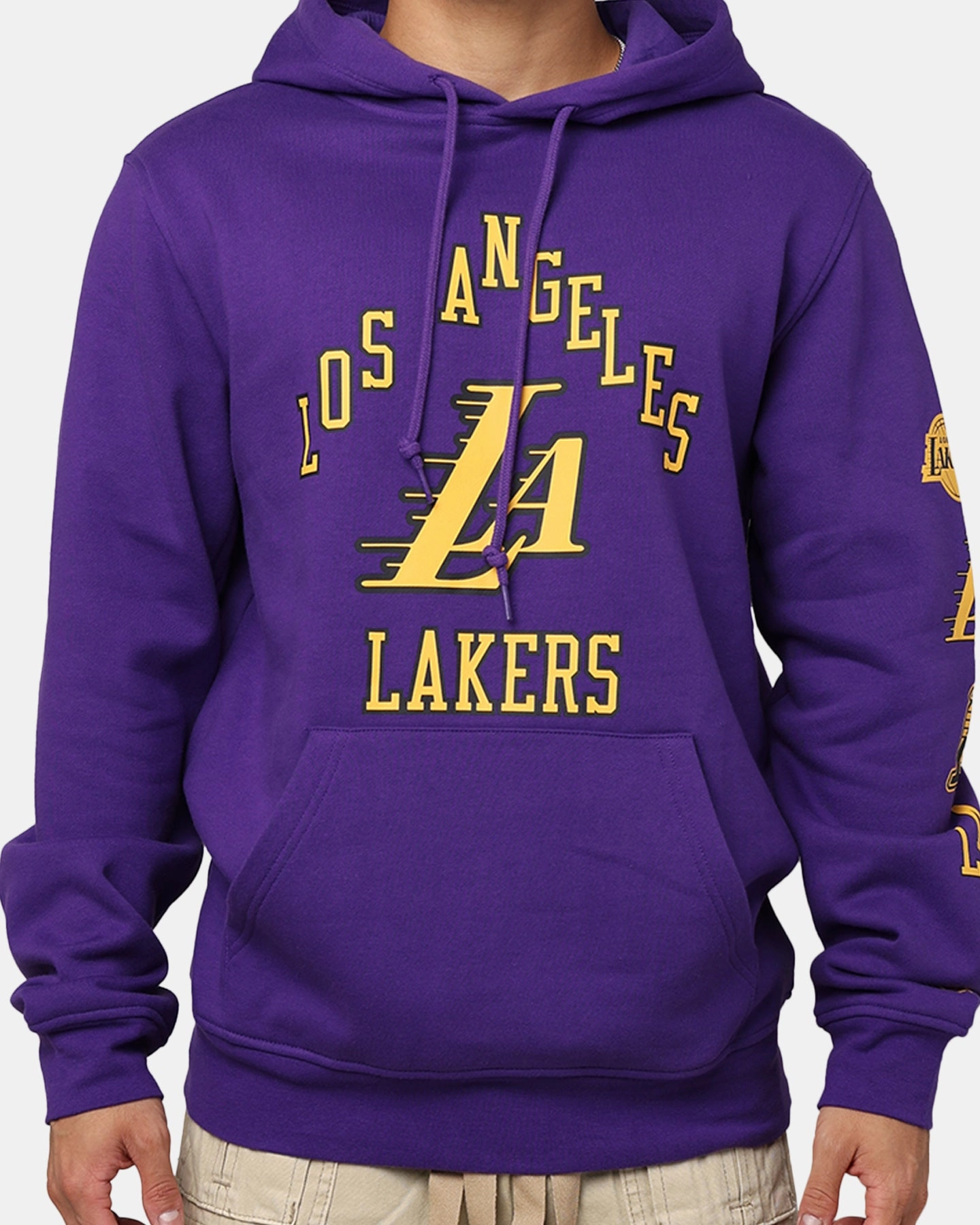 New Era Los Angeles Lakers NBA 2023 Hoodie Purple Active Protection