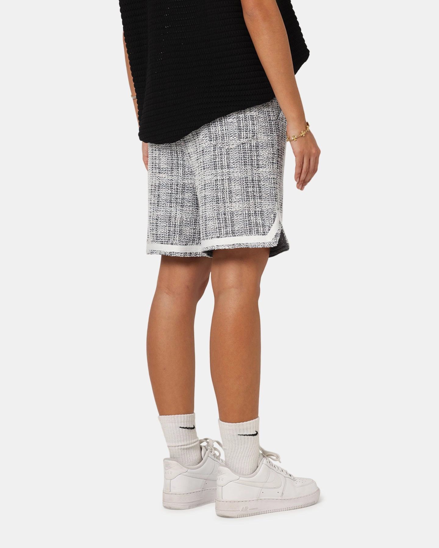 XXIII Textured Ball Shorts Navy/Cream Coastal Style