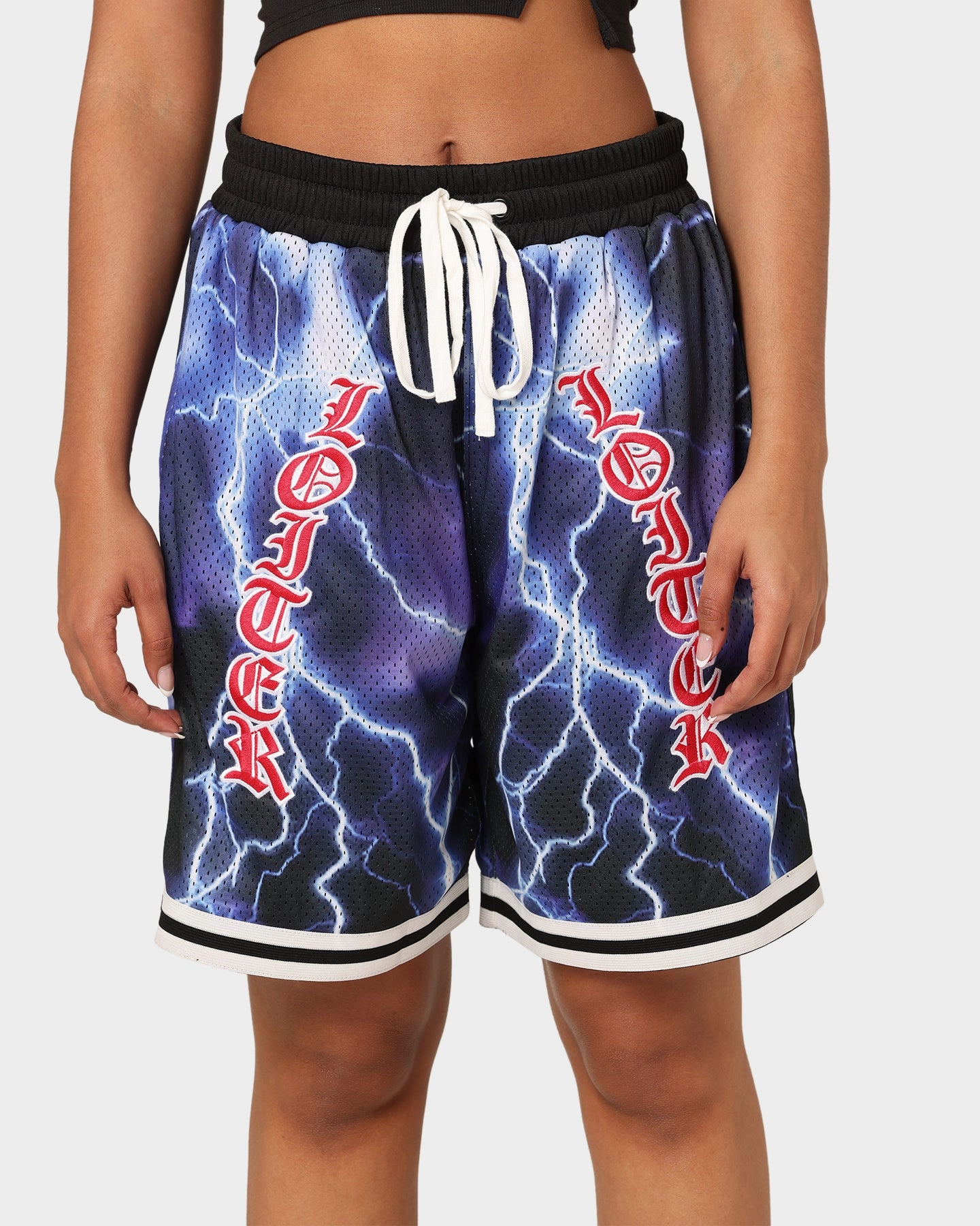 Loiter Script Ball Shorts Multi Trendy Look