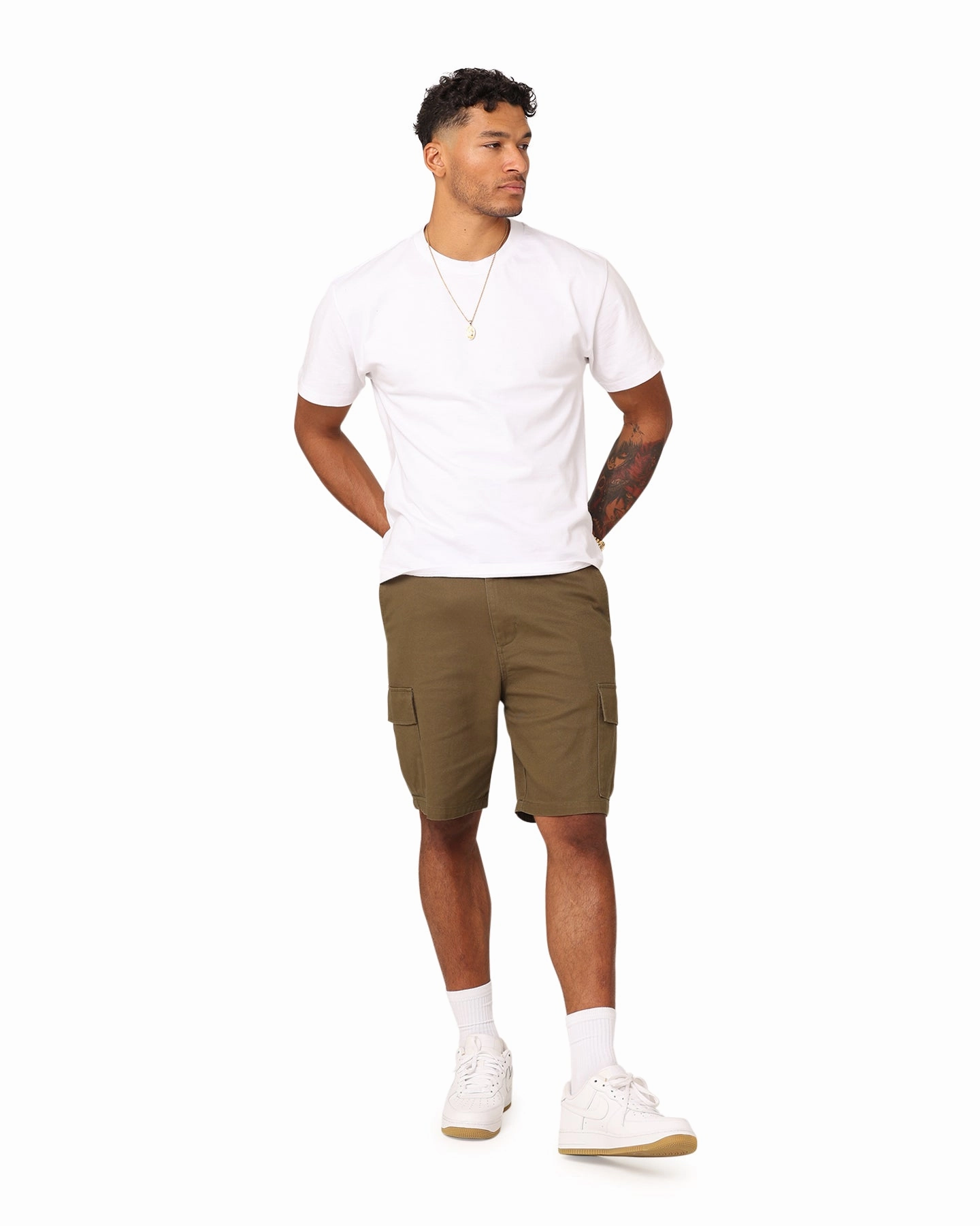 High-Performance Fit XXIII Jordy Cargo Shorts Military Green