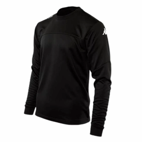 Labeling Layering Options Kappa Warm Up Crew Sweat Black