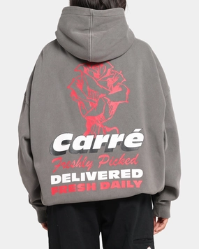 Carre Freshly Picked Hoodie Washed Charcoal Ivy League style