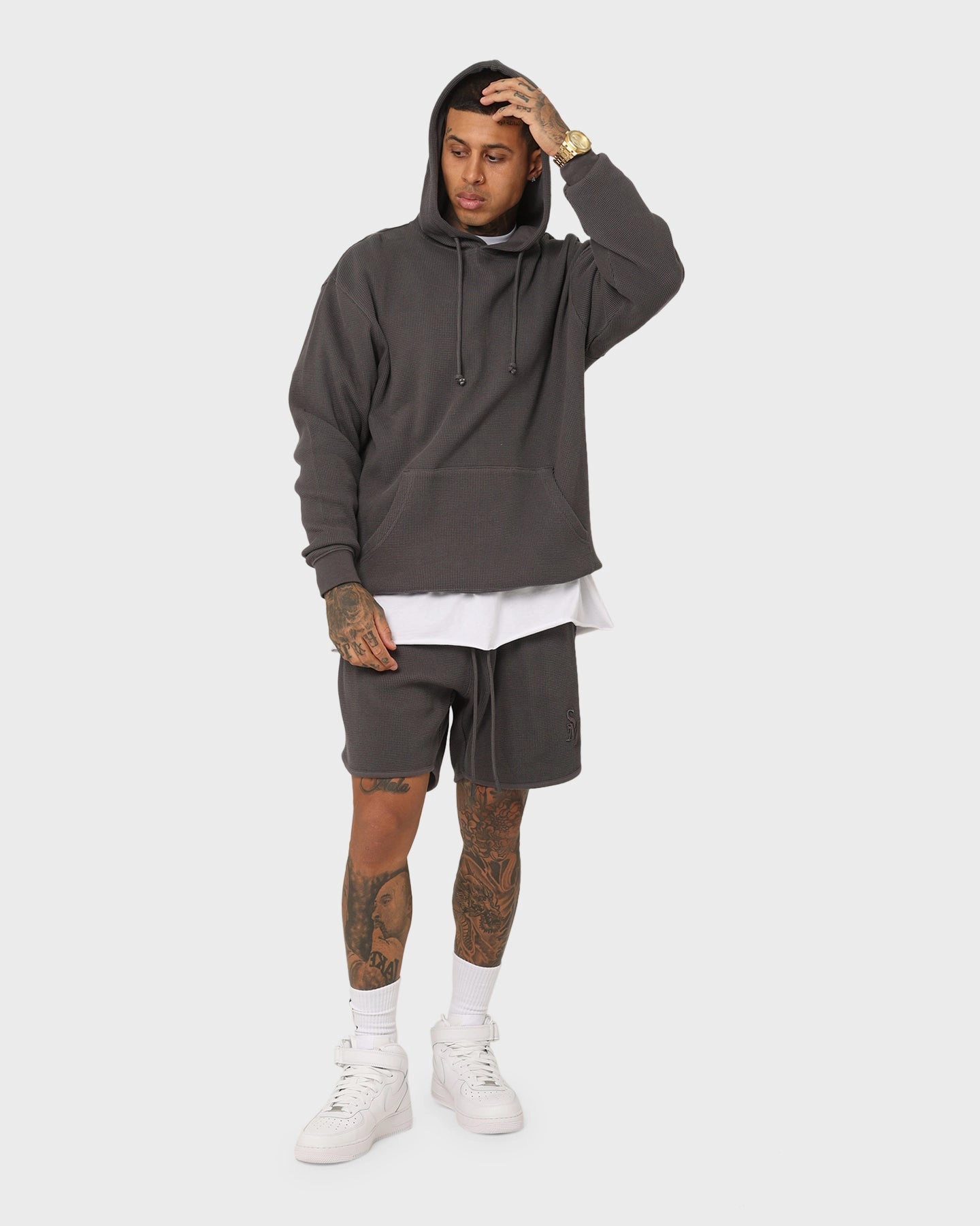 Saint Morta Waffle Shorts Slate TearResistantBuild