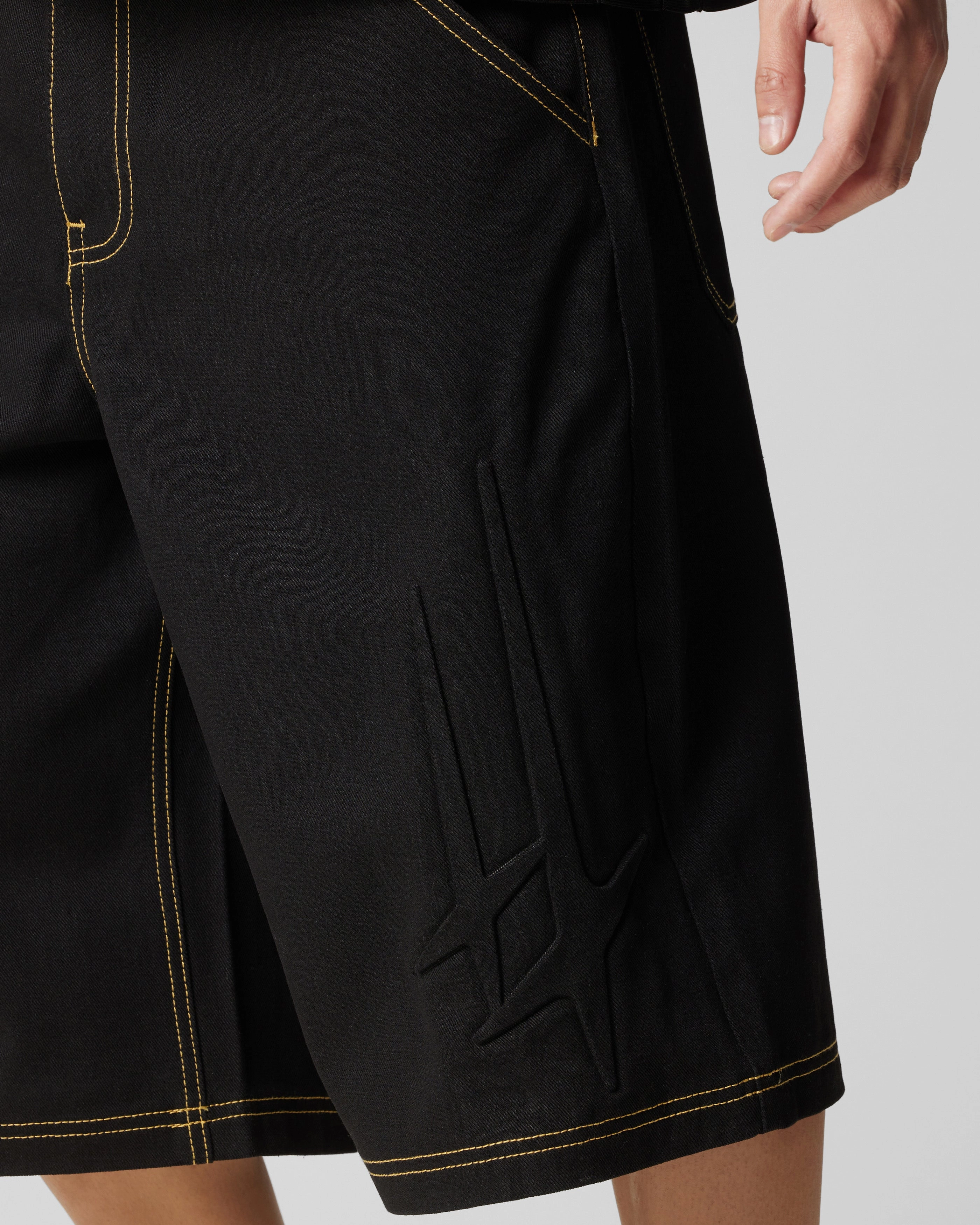 Loiter Star Child Jorts Black Quick Adjust Fit