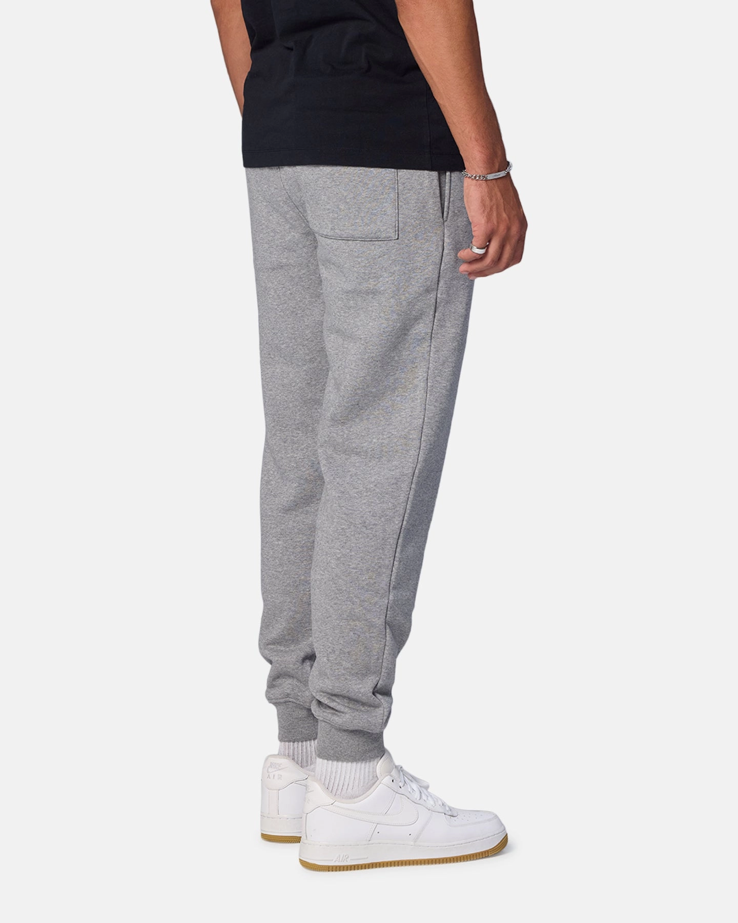 Urban Fit Jordan Brooklyn Fleece Pants Carbon Heather/White