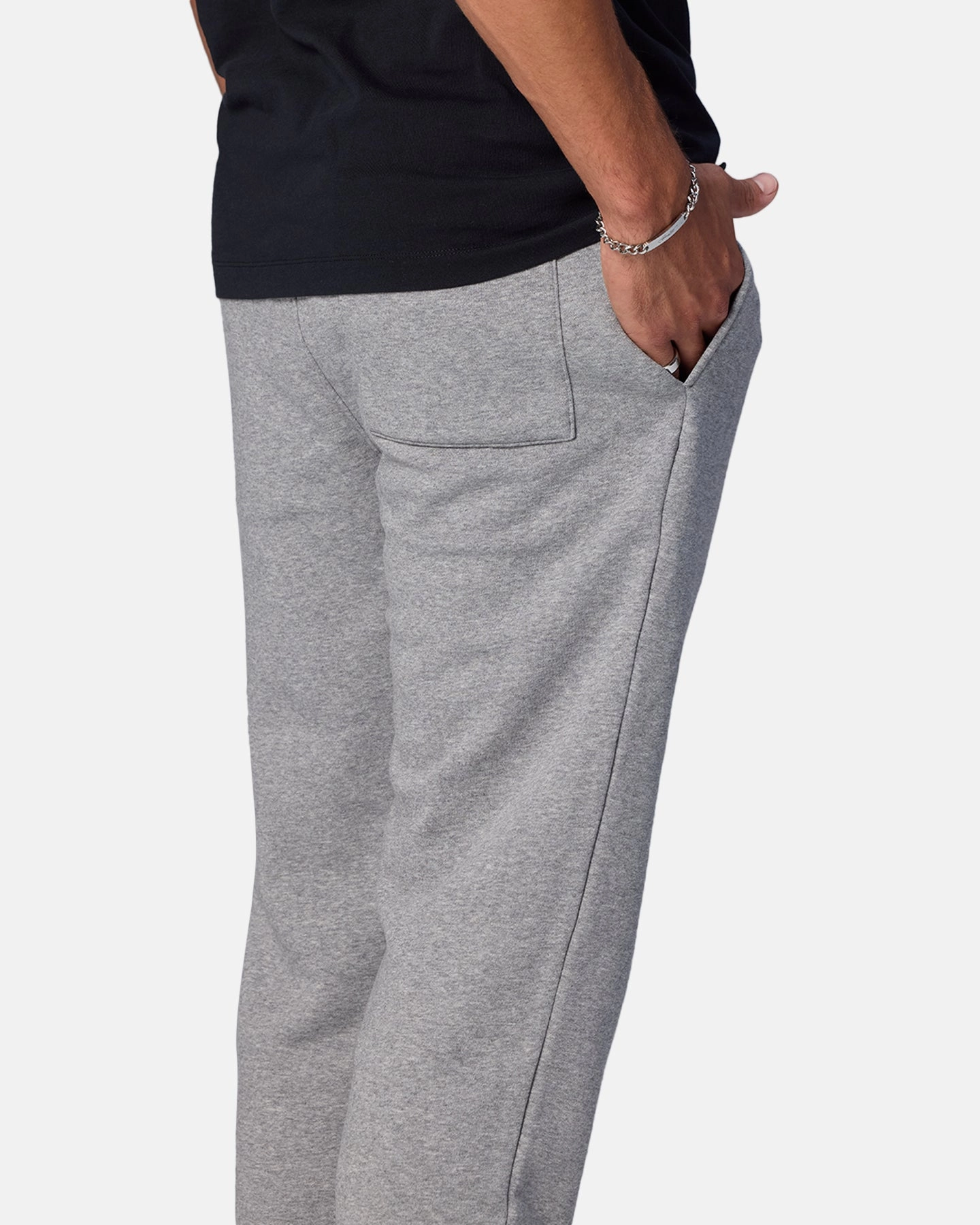 Stretchable Design Jordan Brooklyn Fleece Pants Carbon Heather/White
