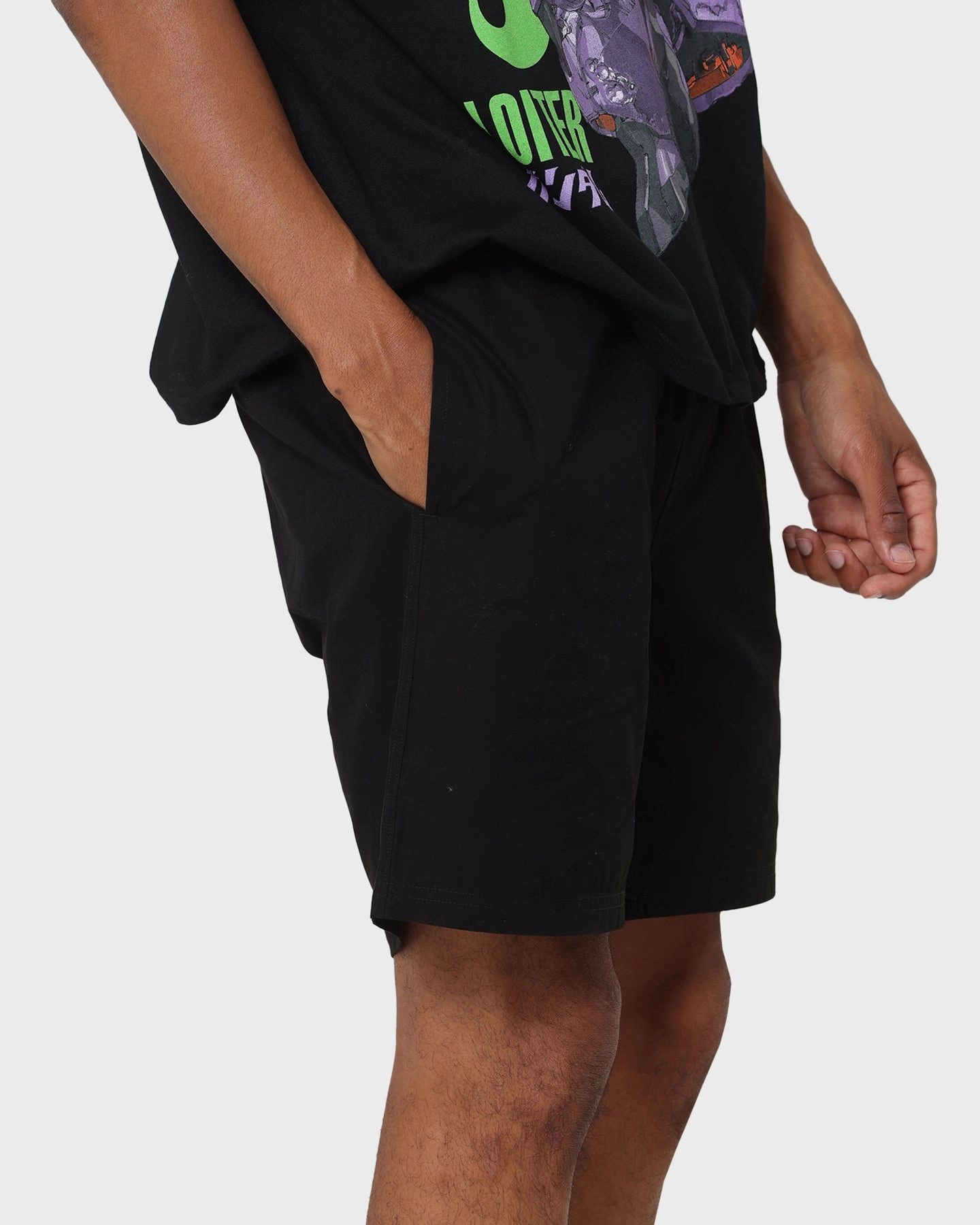 Pocket Reinforcement Playboy Bunny Basics Shorts Black