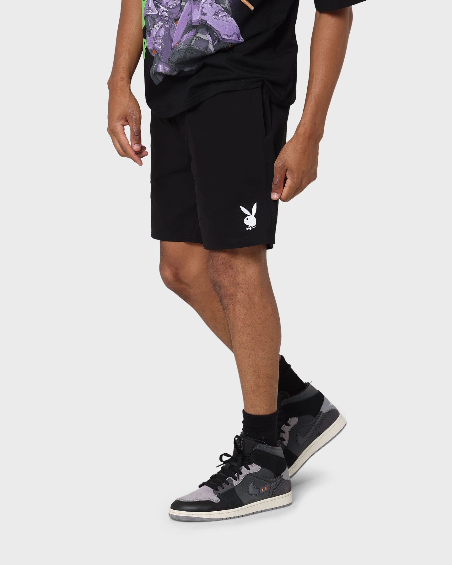 Playboy Bunny Basics Shorts Black Wide Range Motion