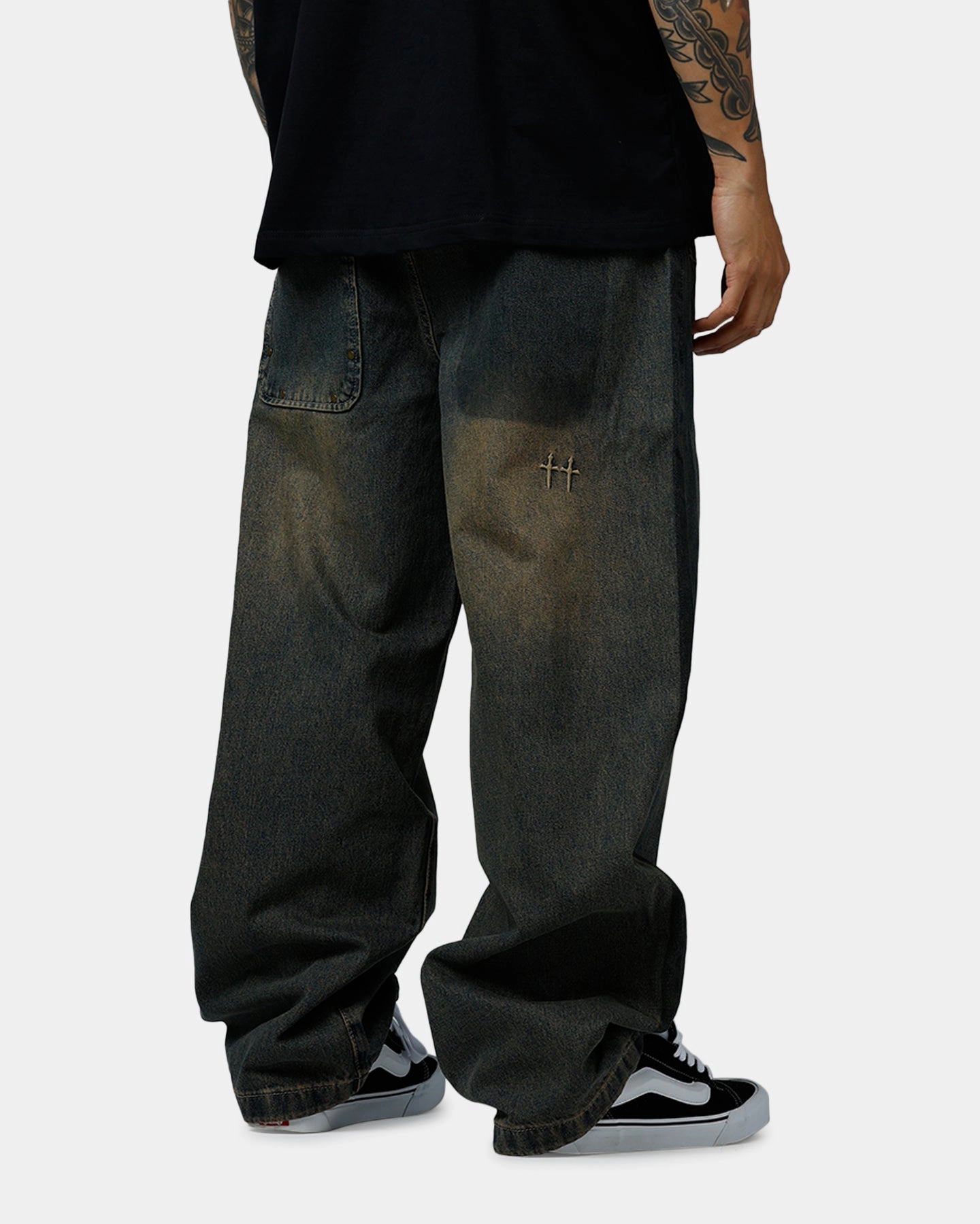 Relaxed Design Wear Saint Morta Amplus Rodeo Drive Recon Jeans Dirty Blue