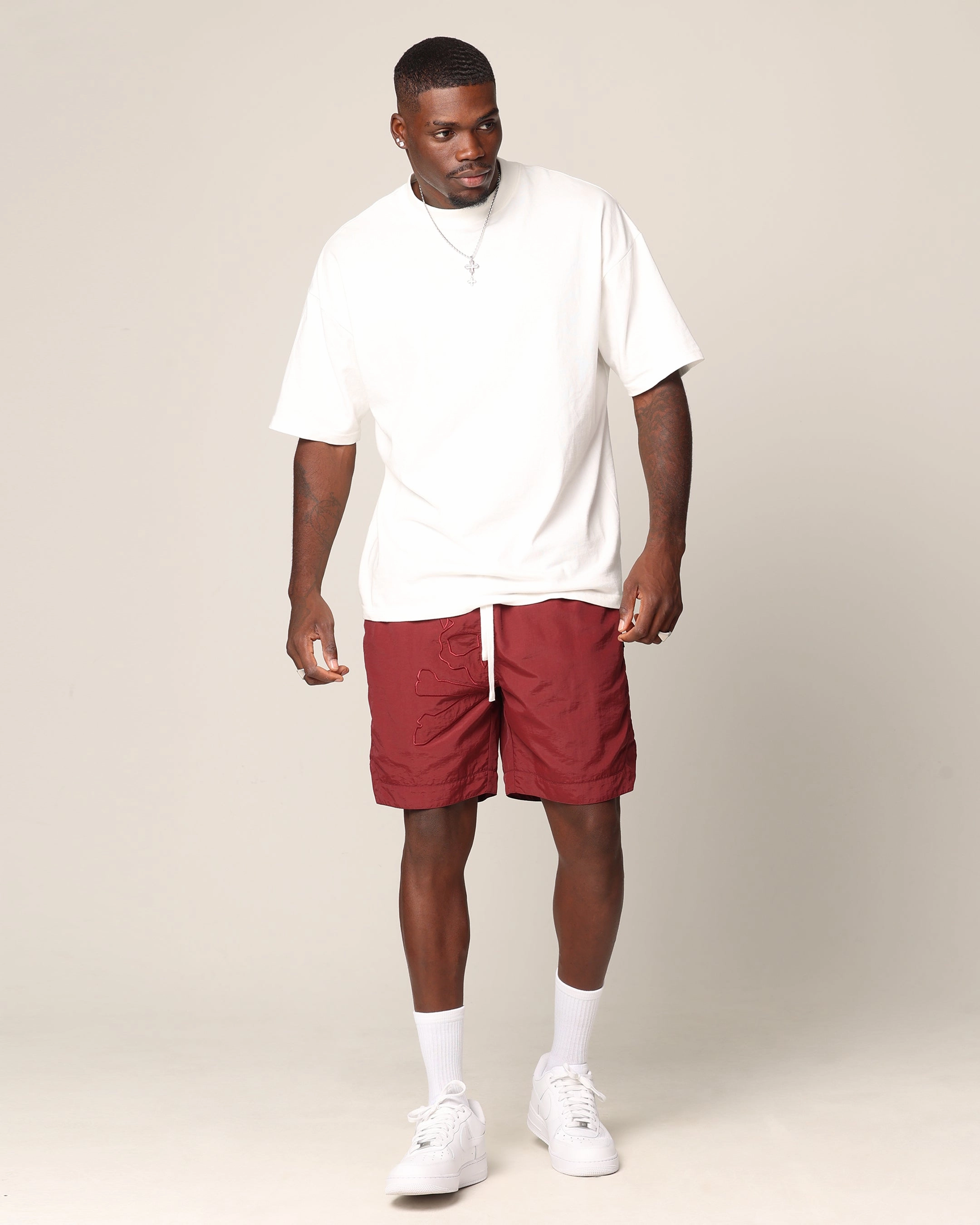 Antibacterial Balanced Fit Saint Morta Hellfire Shorts Lava