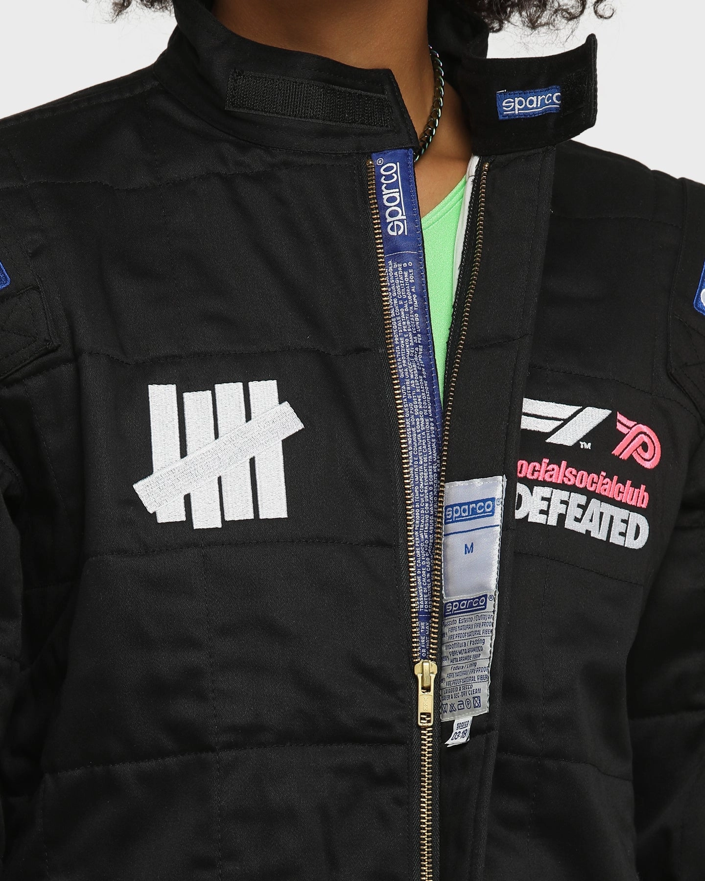 Anti Social Social Club Men's ASSC X UNDFTD X F1? Jacket Black Elastic