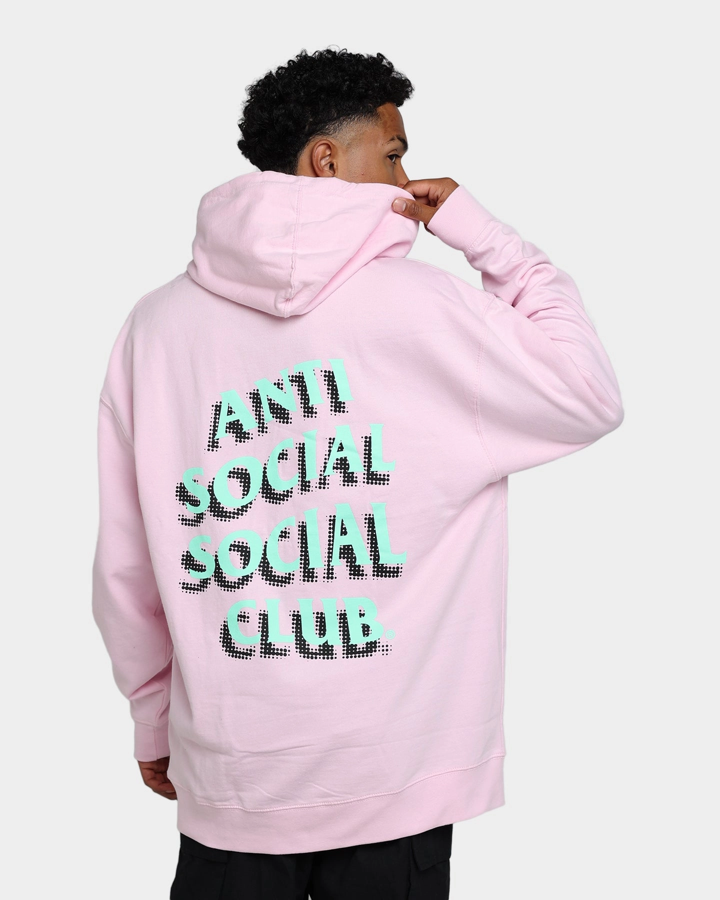 Moisture wicking Machine washable Anti Social Social Club Toned Down Hoodie Pink