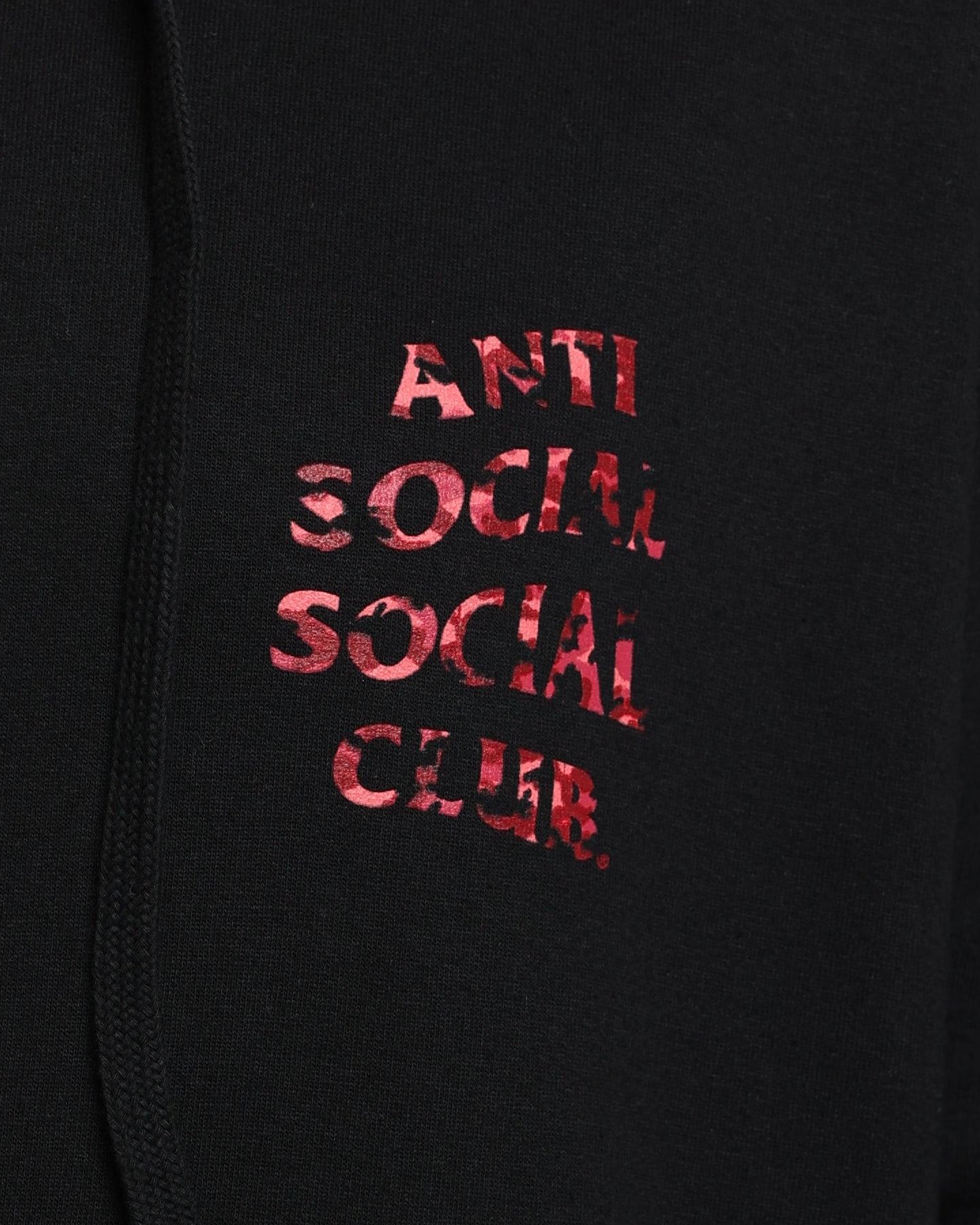 detachable sleeves Anti Social Social Club Wildlife Hoodie Black