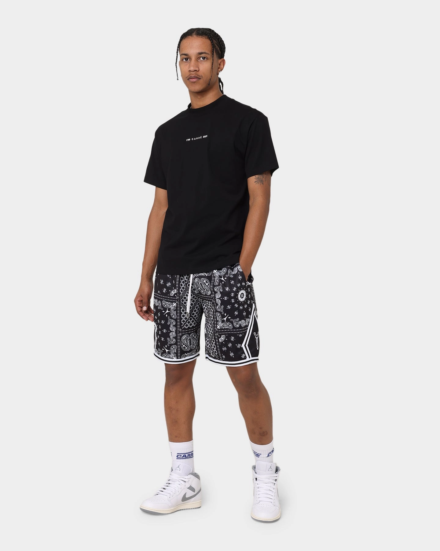 Carre Bandana Ultra Ball Shorts Black creative industry