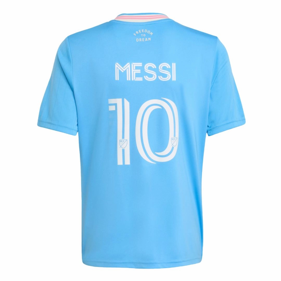 Inter Miami CF Third Jersey Kids Messi #10 Athletic Collar Style Non Chafing Seam Placement
