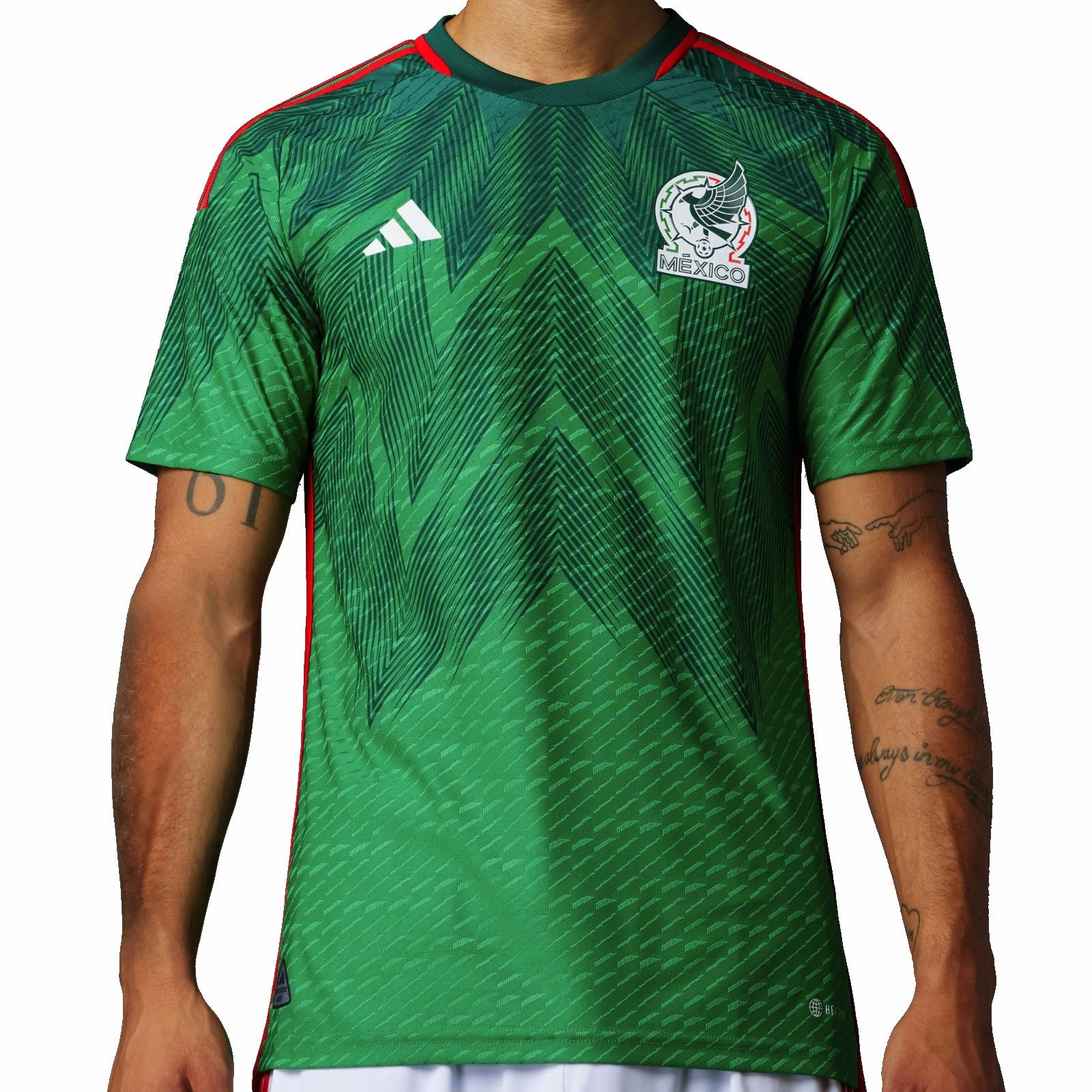 DropIn Pocket Design Mexico national team Authentic Home soccer jersey 2022/23 - Adidas