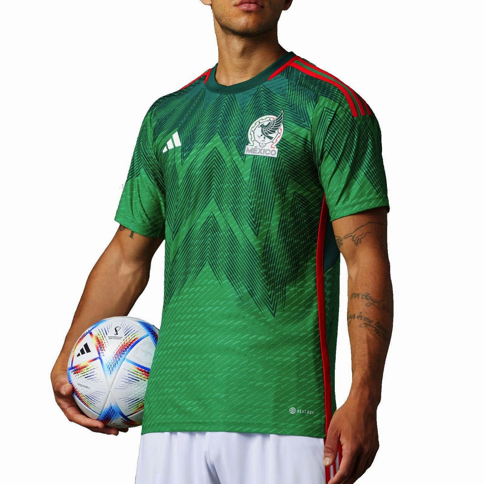 mitten StrategicPaddingZones Mexico national team Authentic Home soccer jersey 2022/23 - Adidas