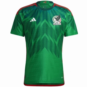 Mexico national team Authentic Home soccer jersey 2022/23 - Adidas Round neckline necklace venue