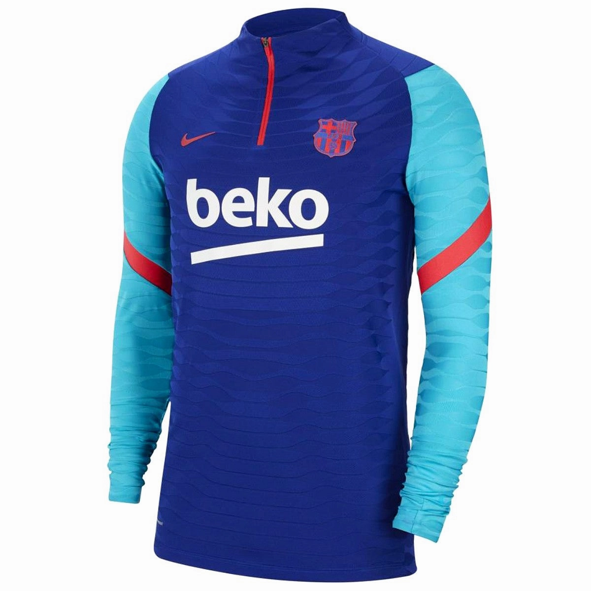 Cold-resistant FC Barcelona Vaporknit technical sweat top 2021 - Nike