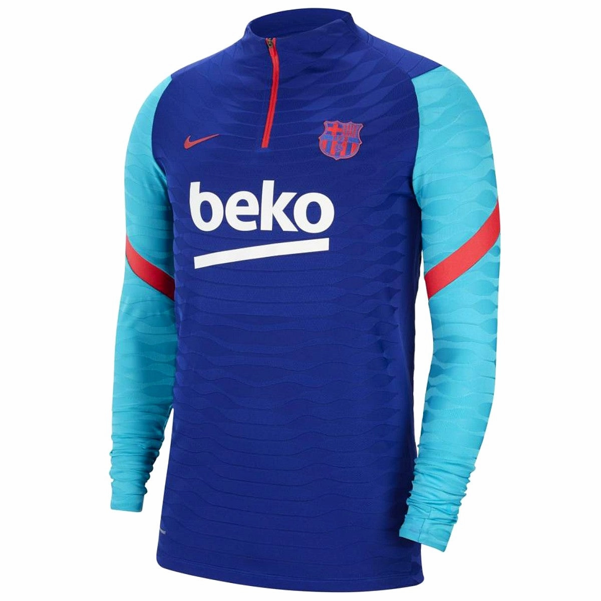 hat venue QuickAccess Pockets FC Barcelona Vaporknit technical sweat top 2021 - Nike